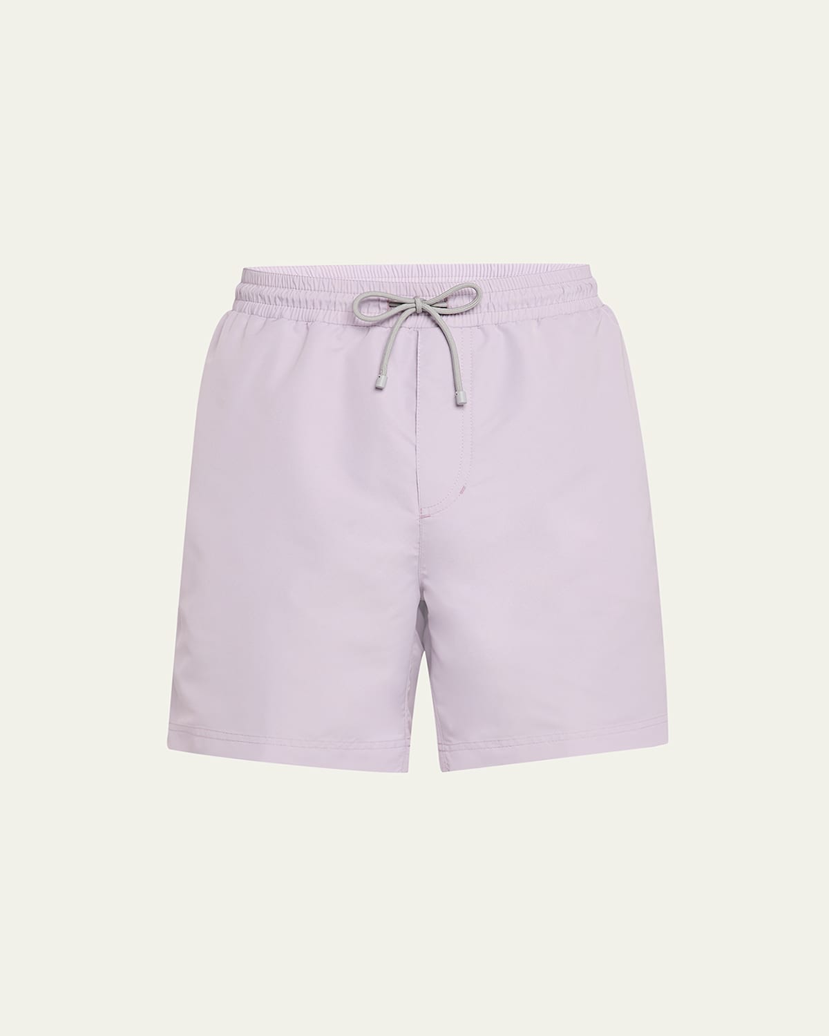 Brunello Cucinelli Men's Solid Swim Trunks In Lavender