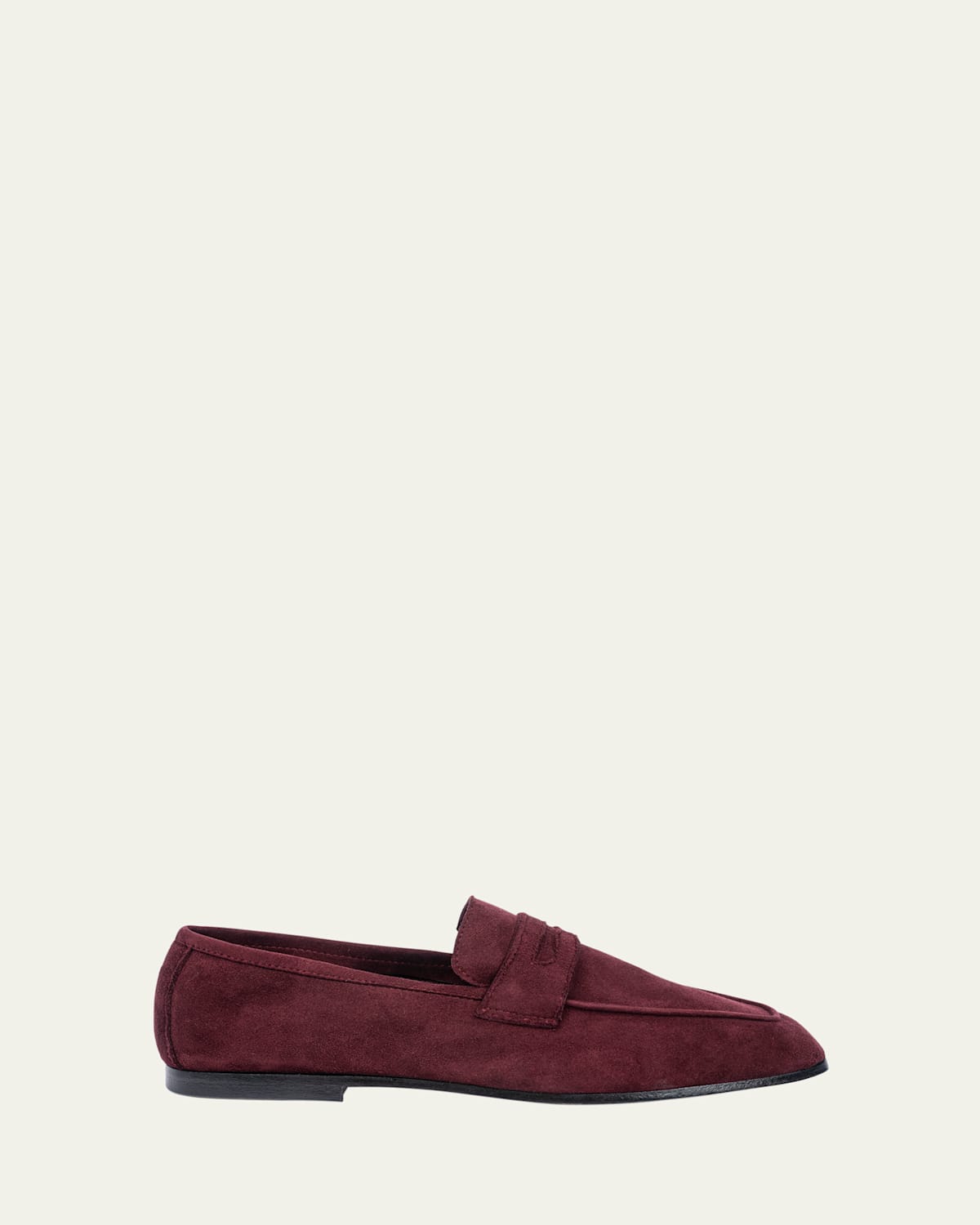 Essenziale Suede Penny Loafers