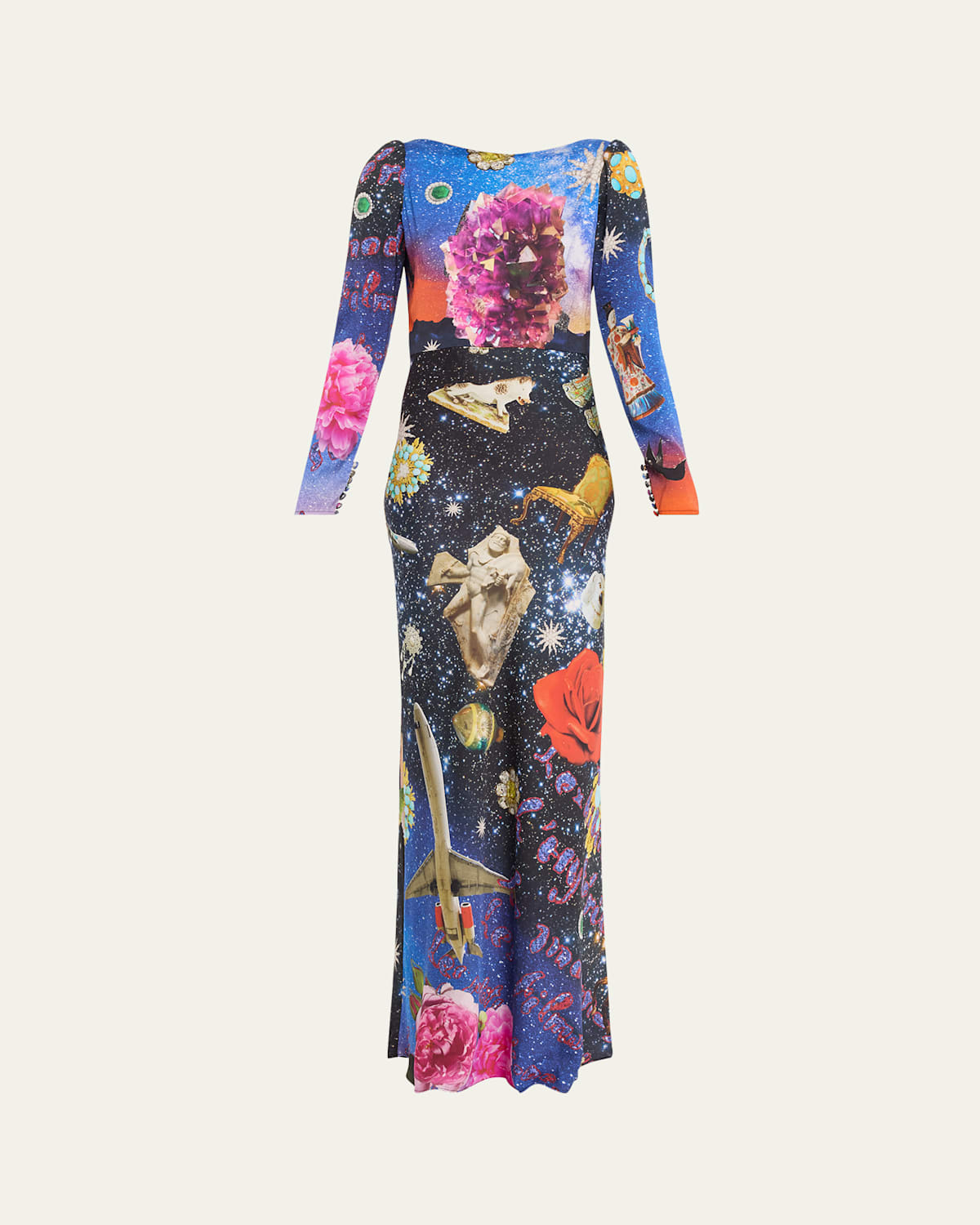 Starry Night Redux Look Back Gown