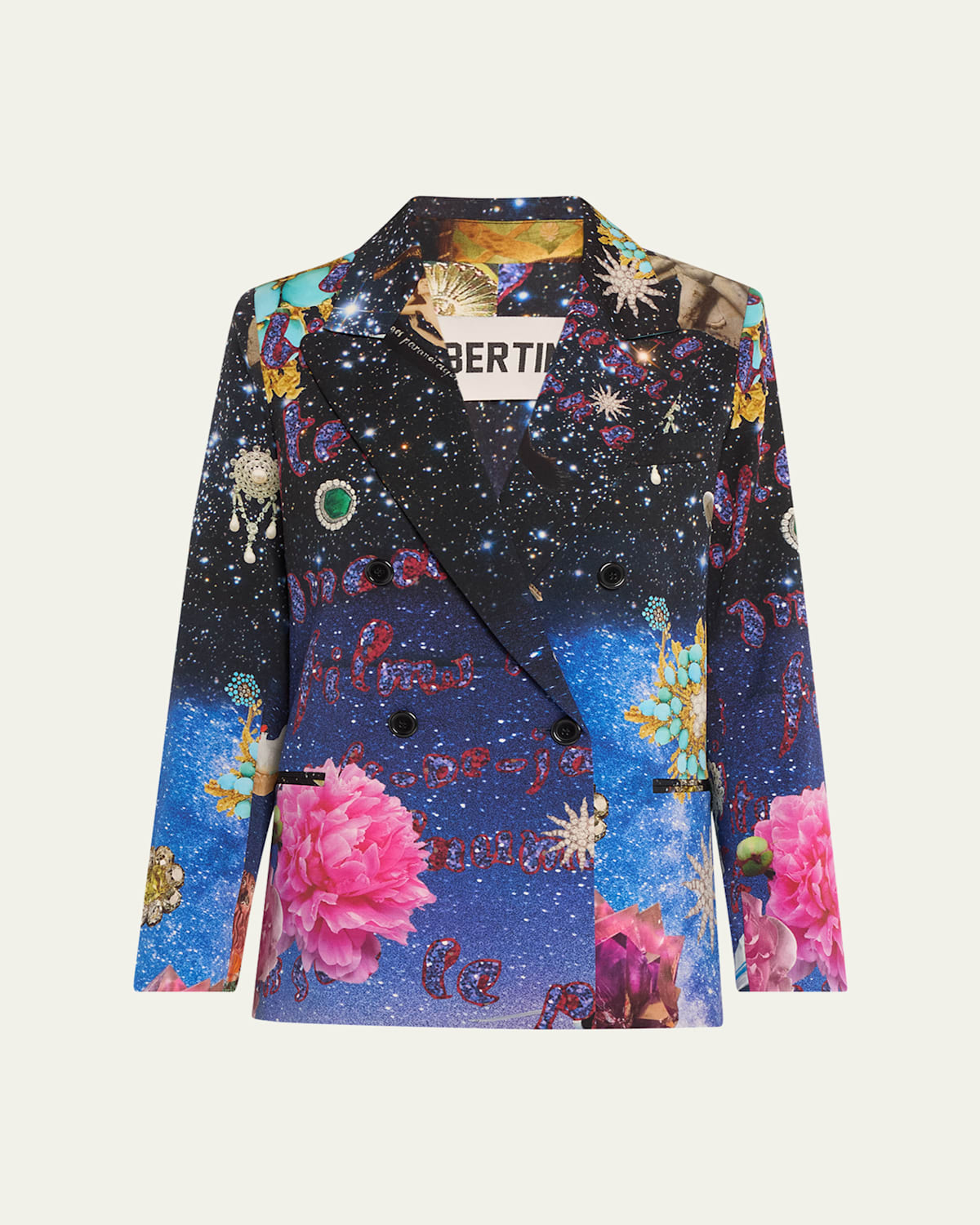 Starry Night Redux Double-Breasted Jacket
