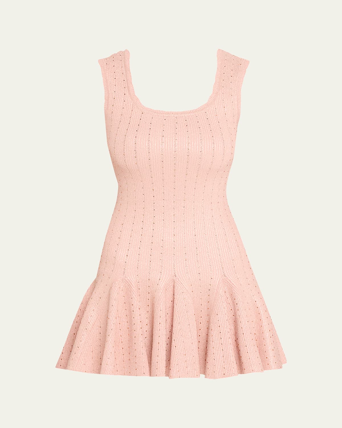 Maryanne Metallic Knit Mini Dress