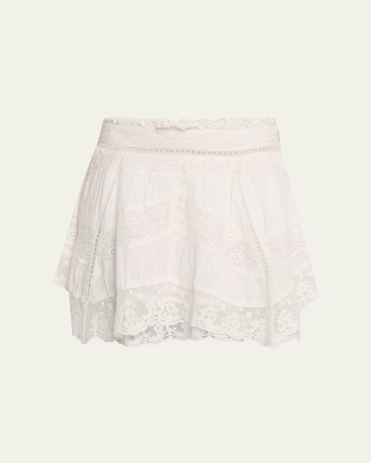 Idal Lace Mini Skirt