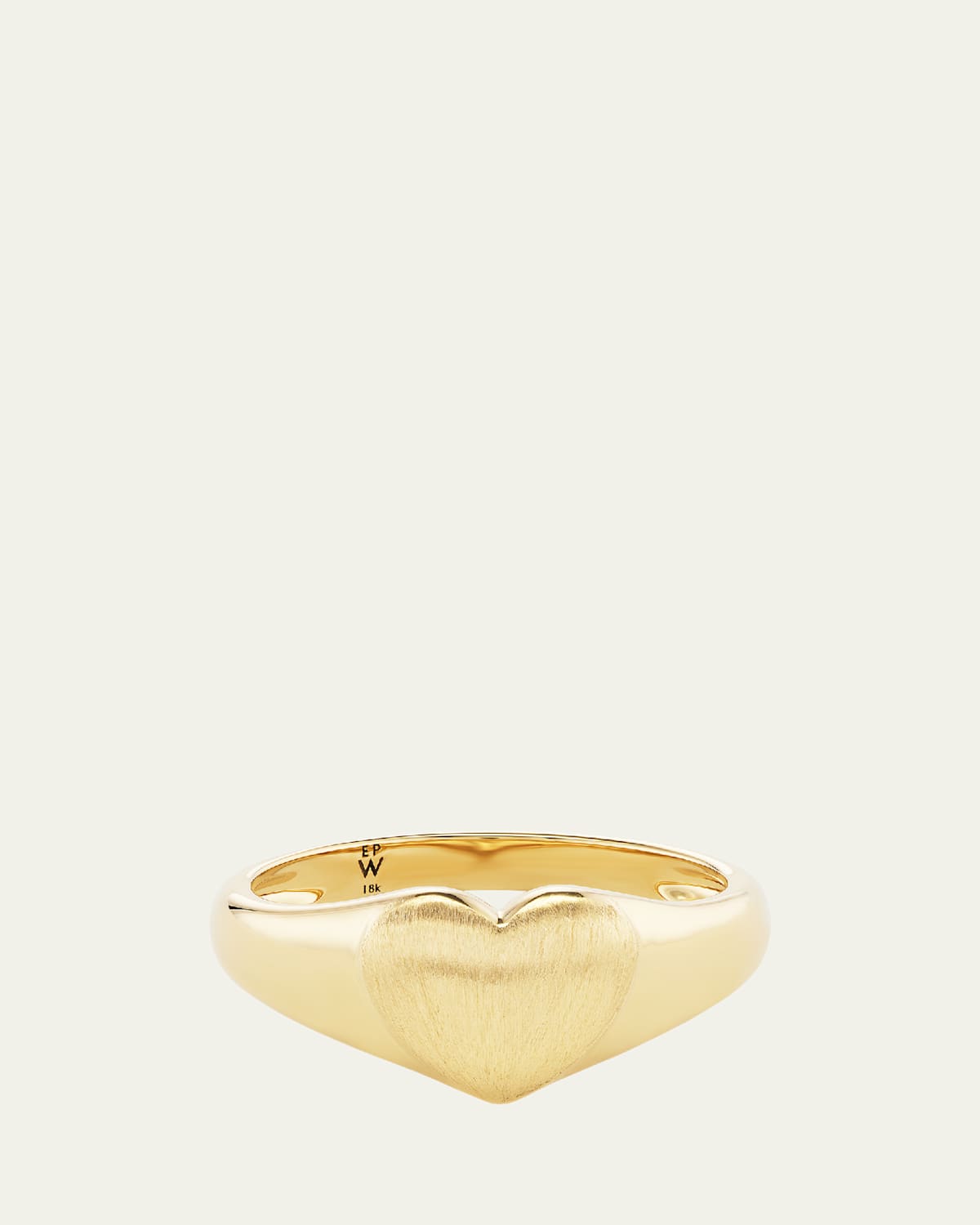18K Yellow Gold Lucy Signet Ring