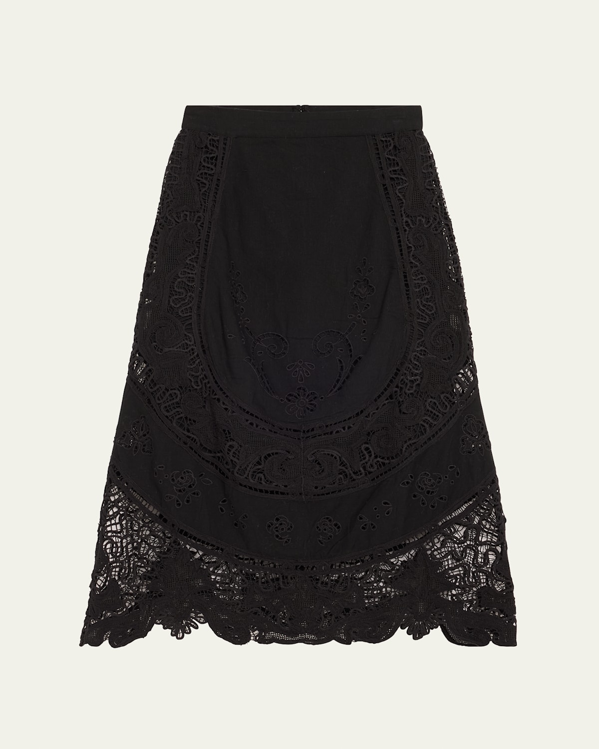 Gianna Lace Midi Skirt