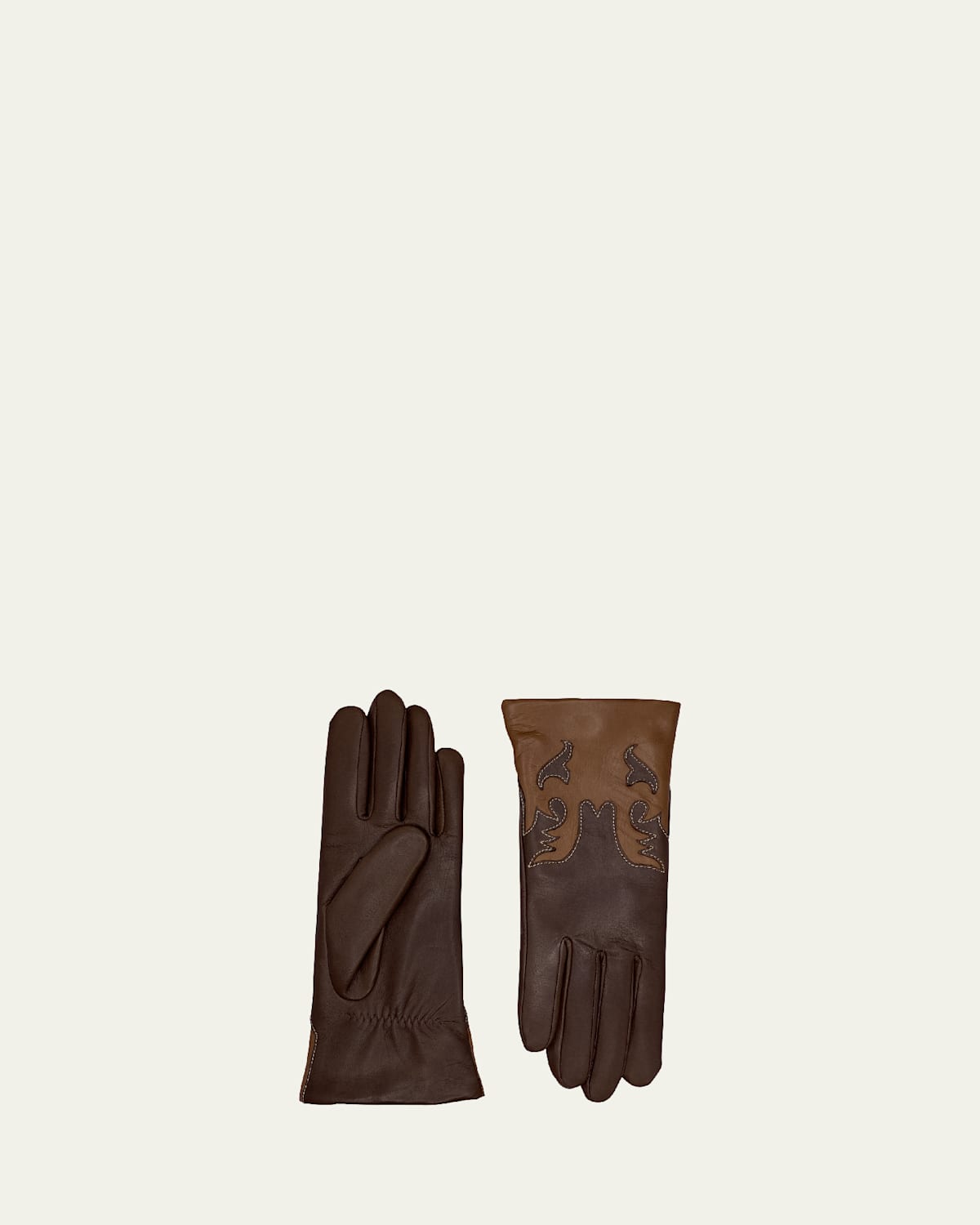 Lambskin Patterned Gloves