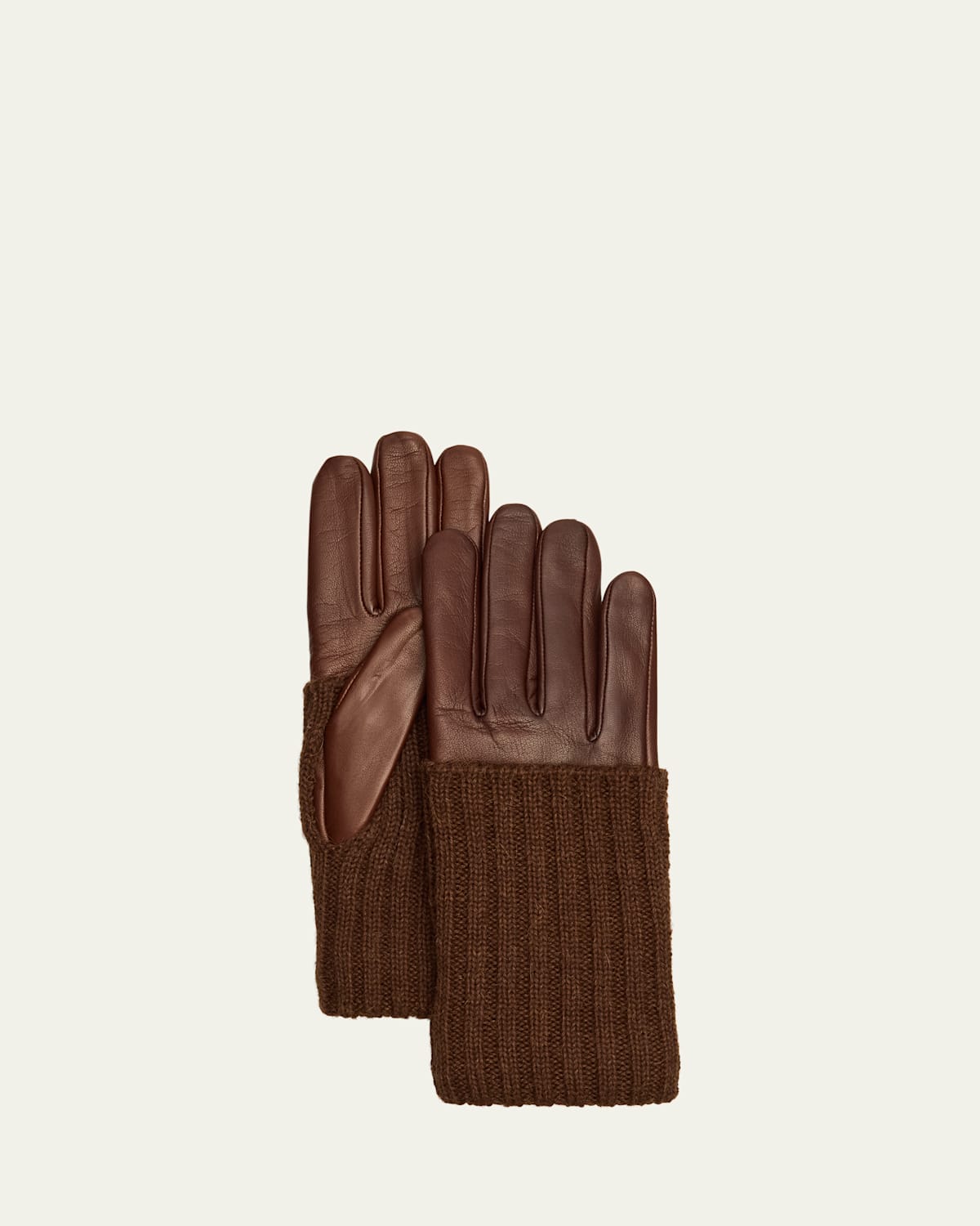 Agnelle Lambskin Two-Toned Gloves
