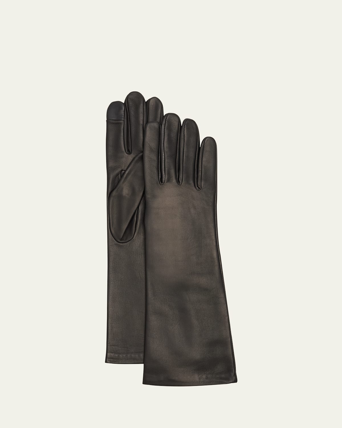 Agnelle Christina Leather Gloves In Riviera