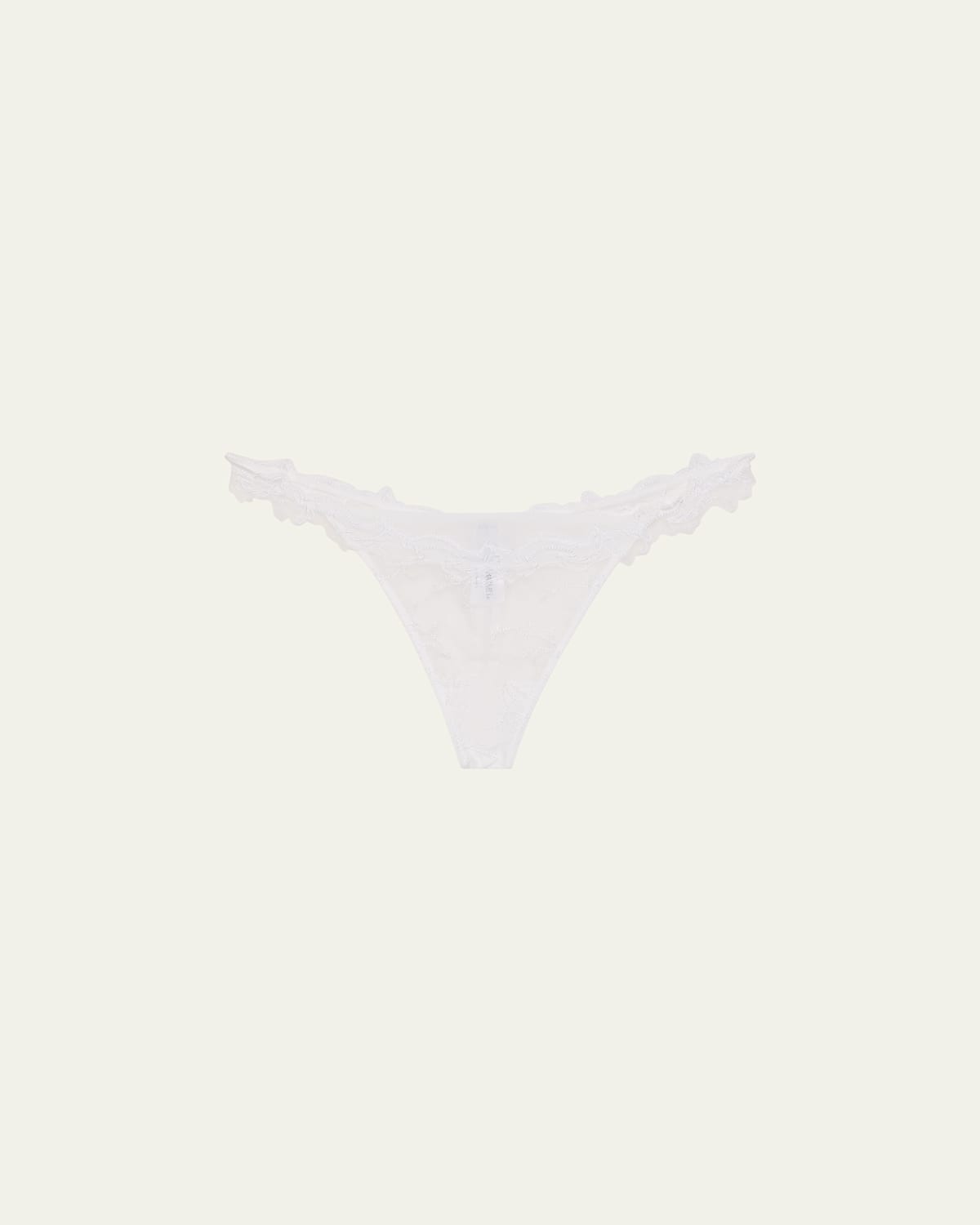 Lise Charmel Source Beaute Embroidered Tulle Thong