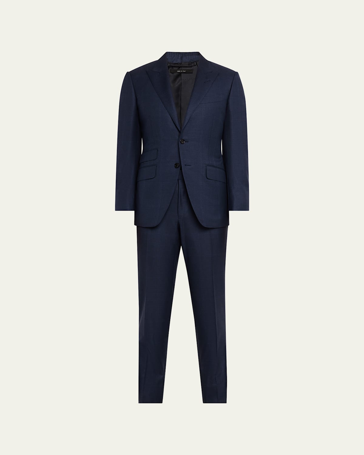 Shop Tom Ford Men's O'connor Prince Of Wales Sport Coat In Navy Multi