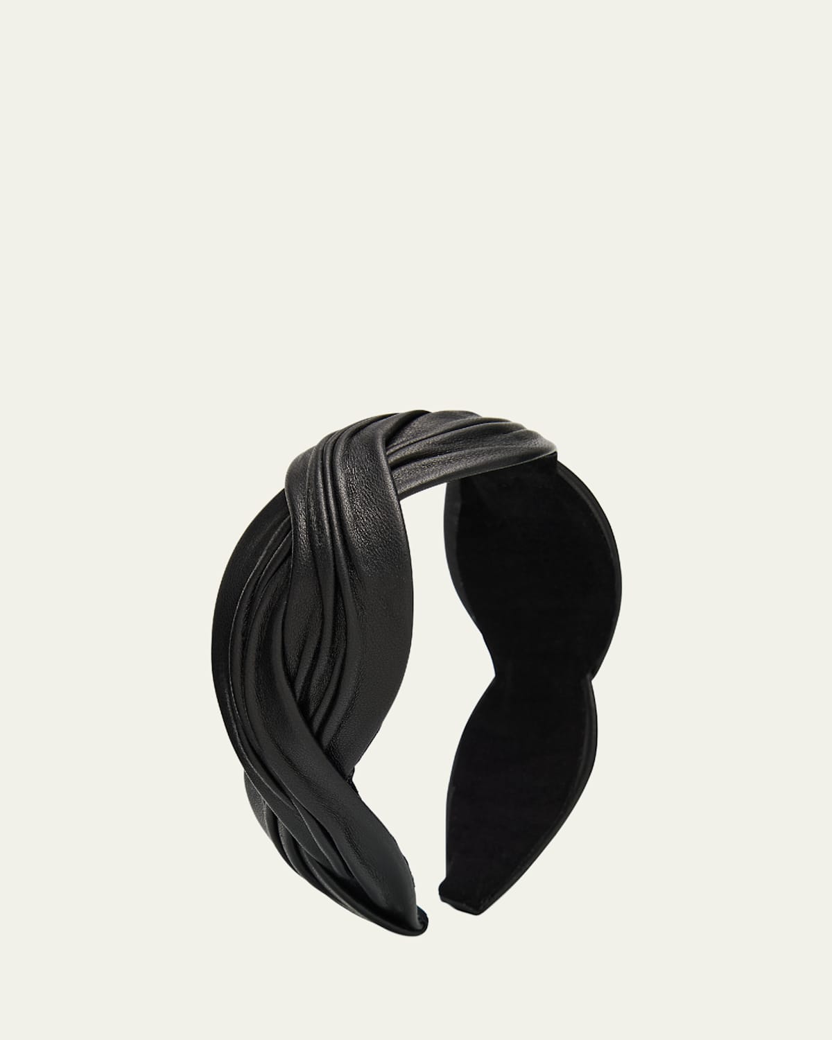 Double Twist Leather Headband
