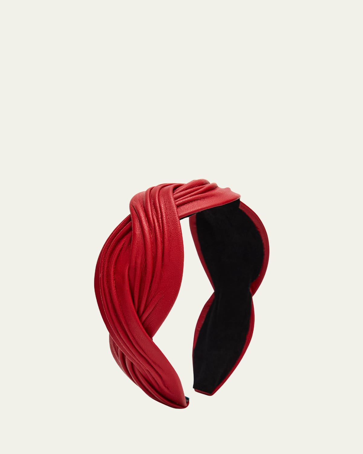 Double Twist Leather Headband