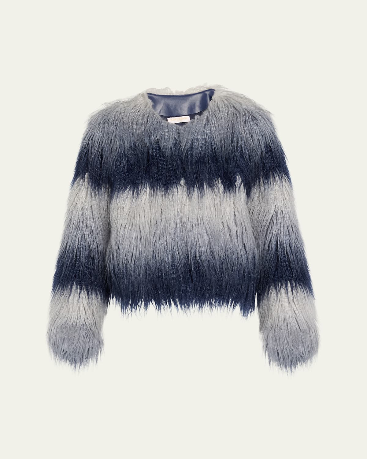 RAMY BROOK SAMEUL OMBRE FAUX FUR COAT 