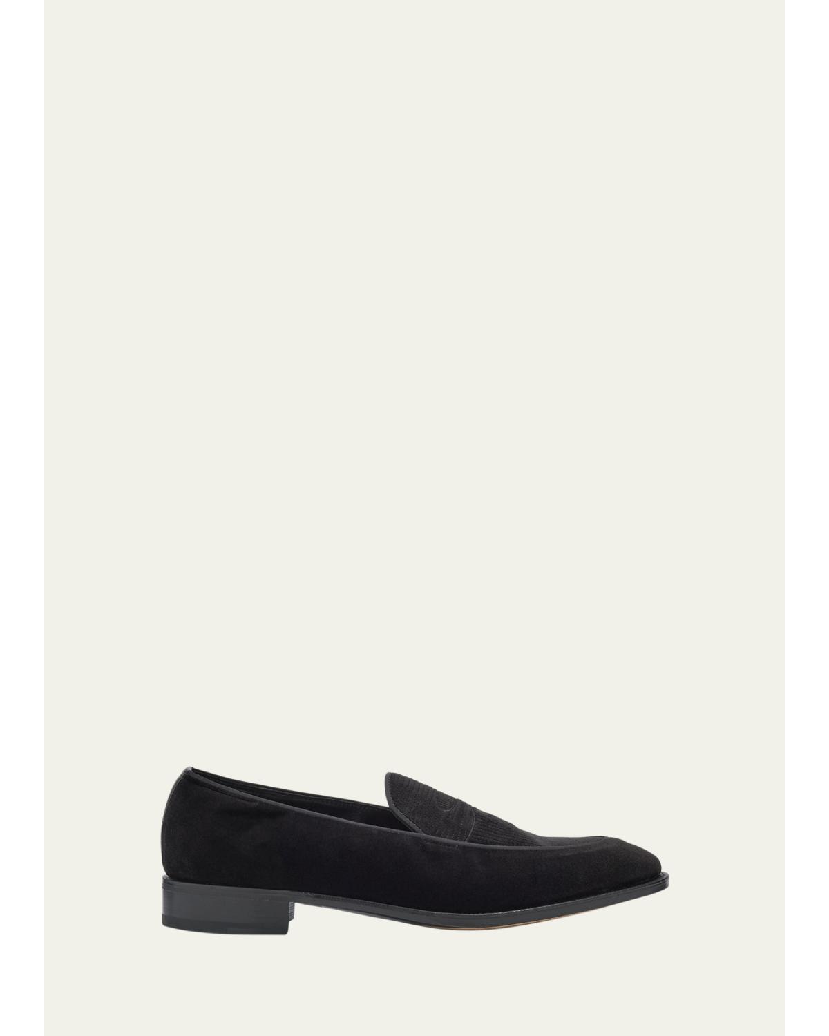 Men'S Bill Velvet Penny Loafers