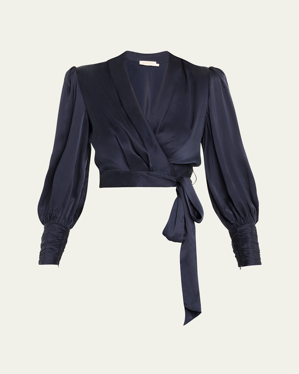 Silk Wrap Top