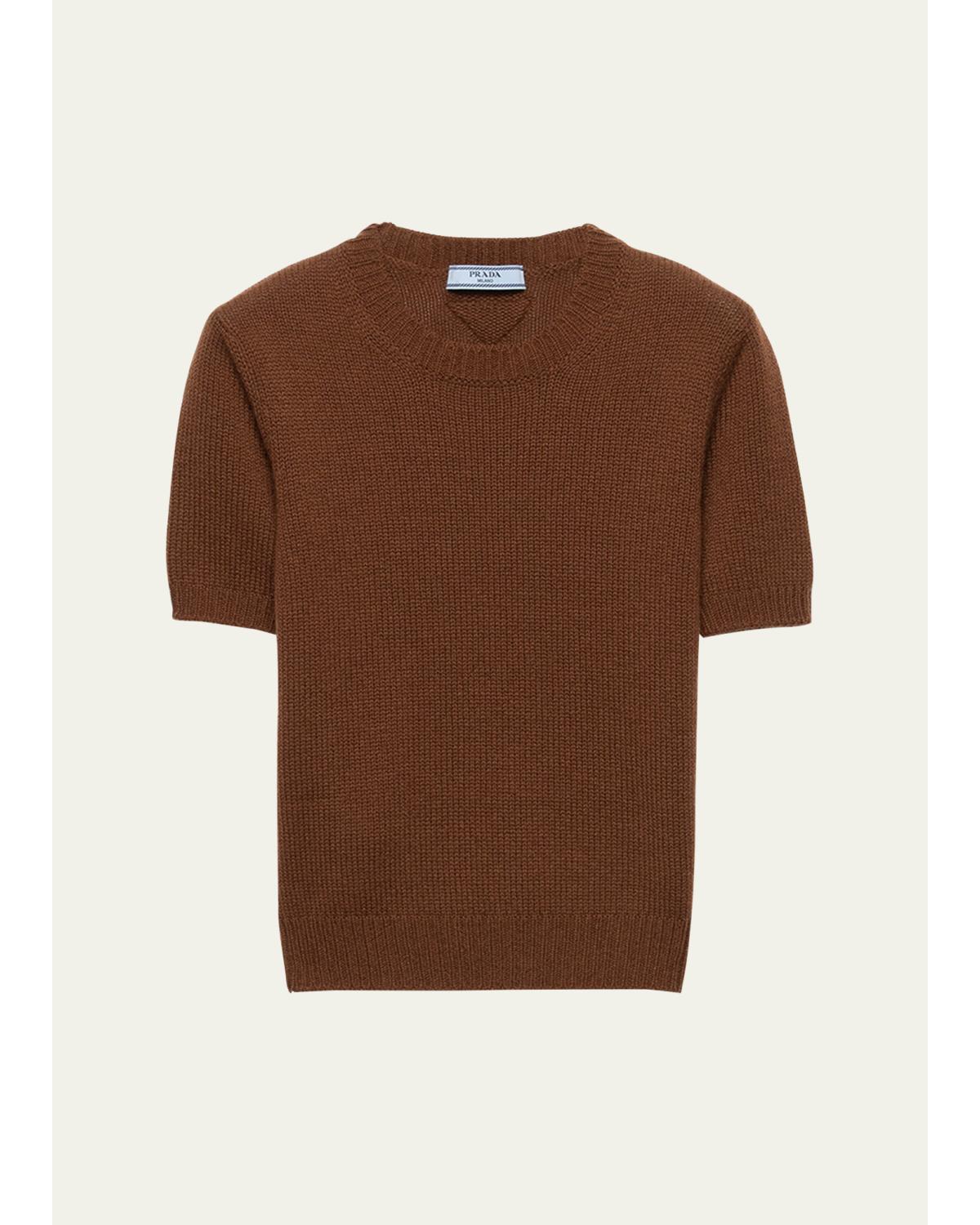Short Sleeve Cashmere Sweater