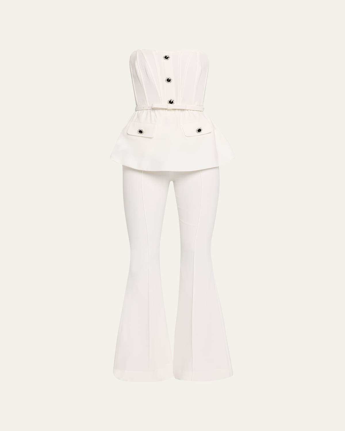 Stretch Crepe Jumpsuit