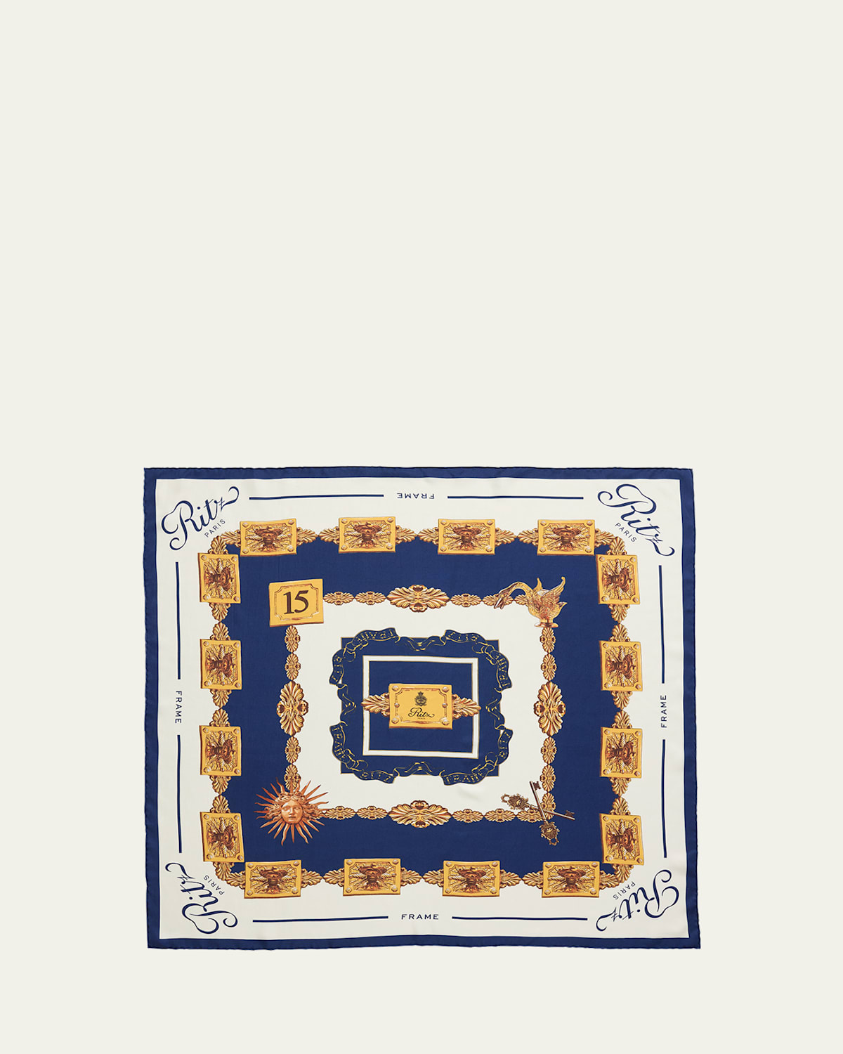 FRAME X RITZ PARIS SILK SCARF 