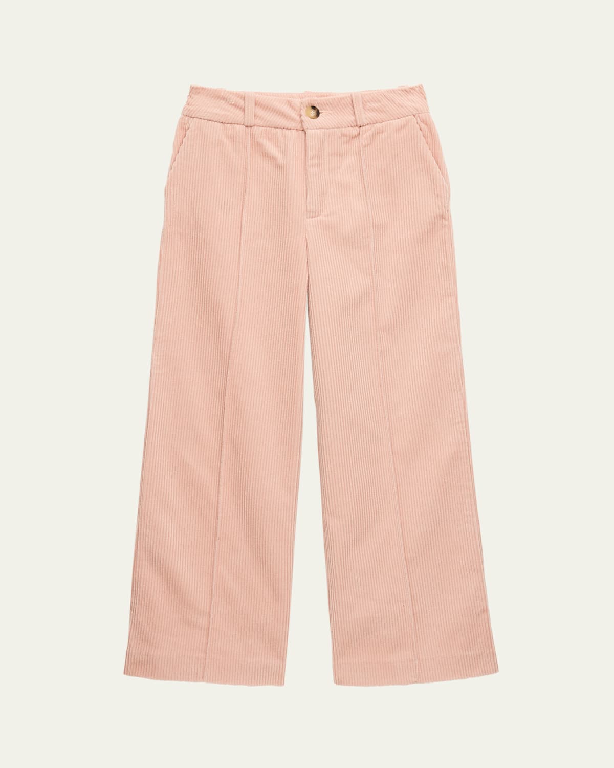 Girl's Ribbed Velvet Trousers, Size 8-14