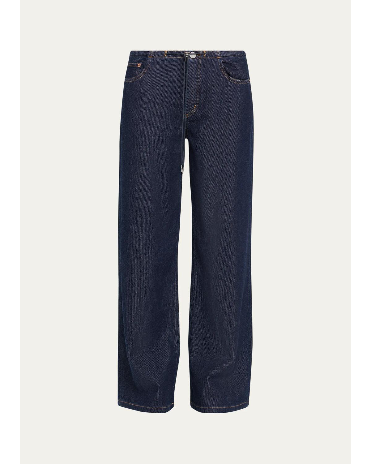 Cool Low-Rise Straight Denim Jeans
