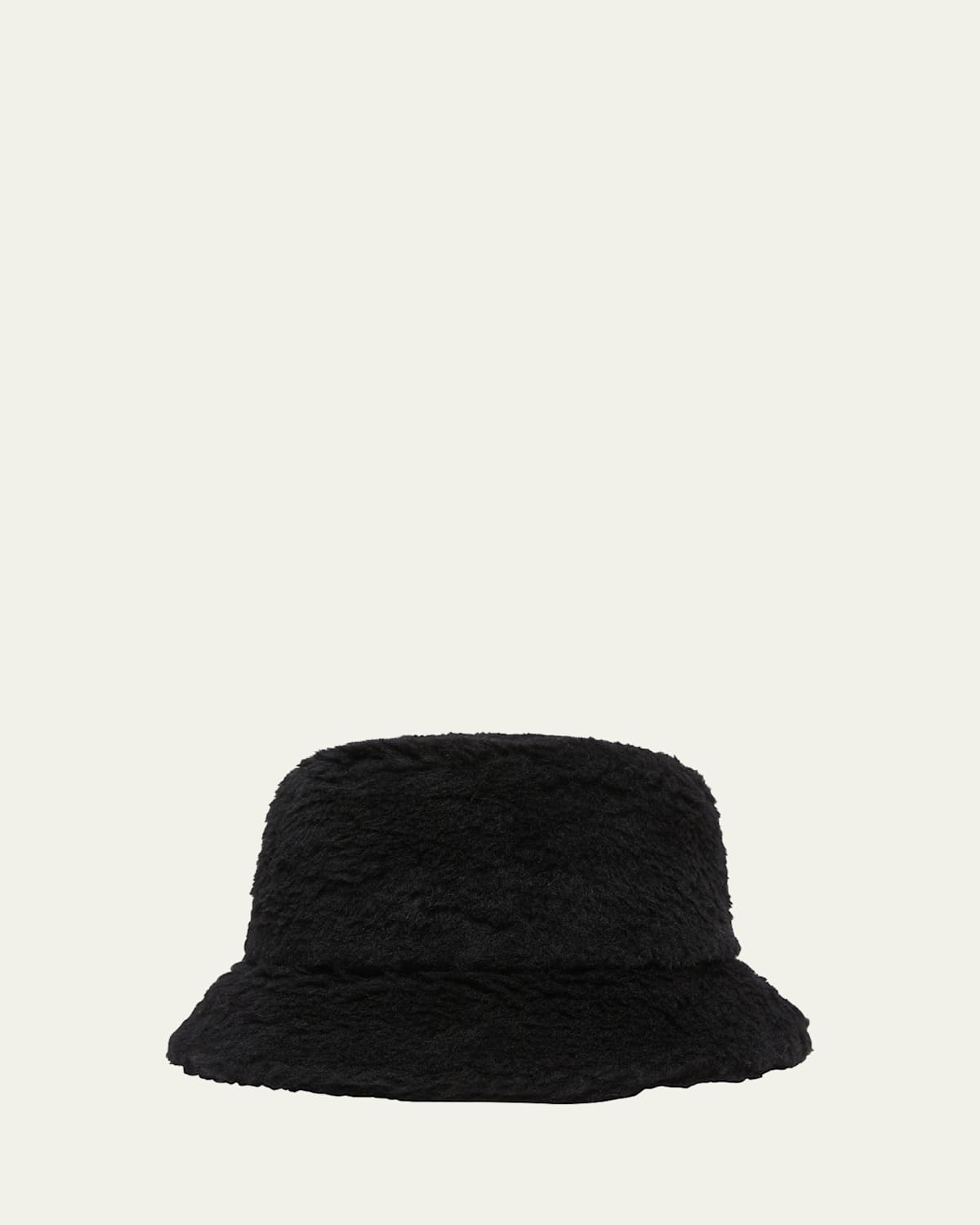 Max Mara Fiducia Wool Bucket Hat In Black