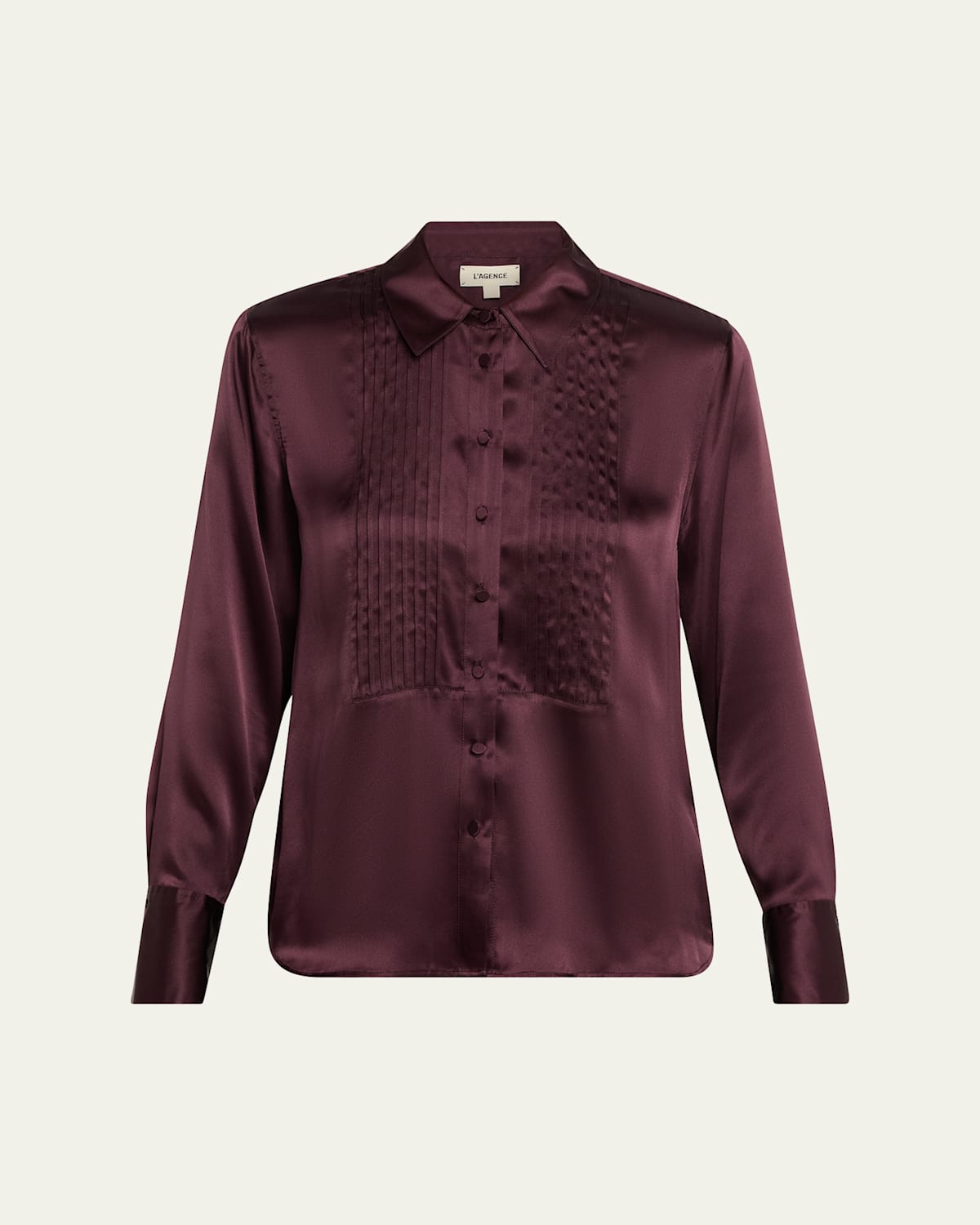 L'agence Divya Pintuck Tux Shirt