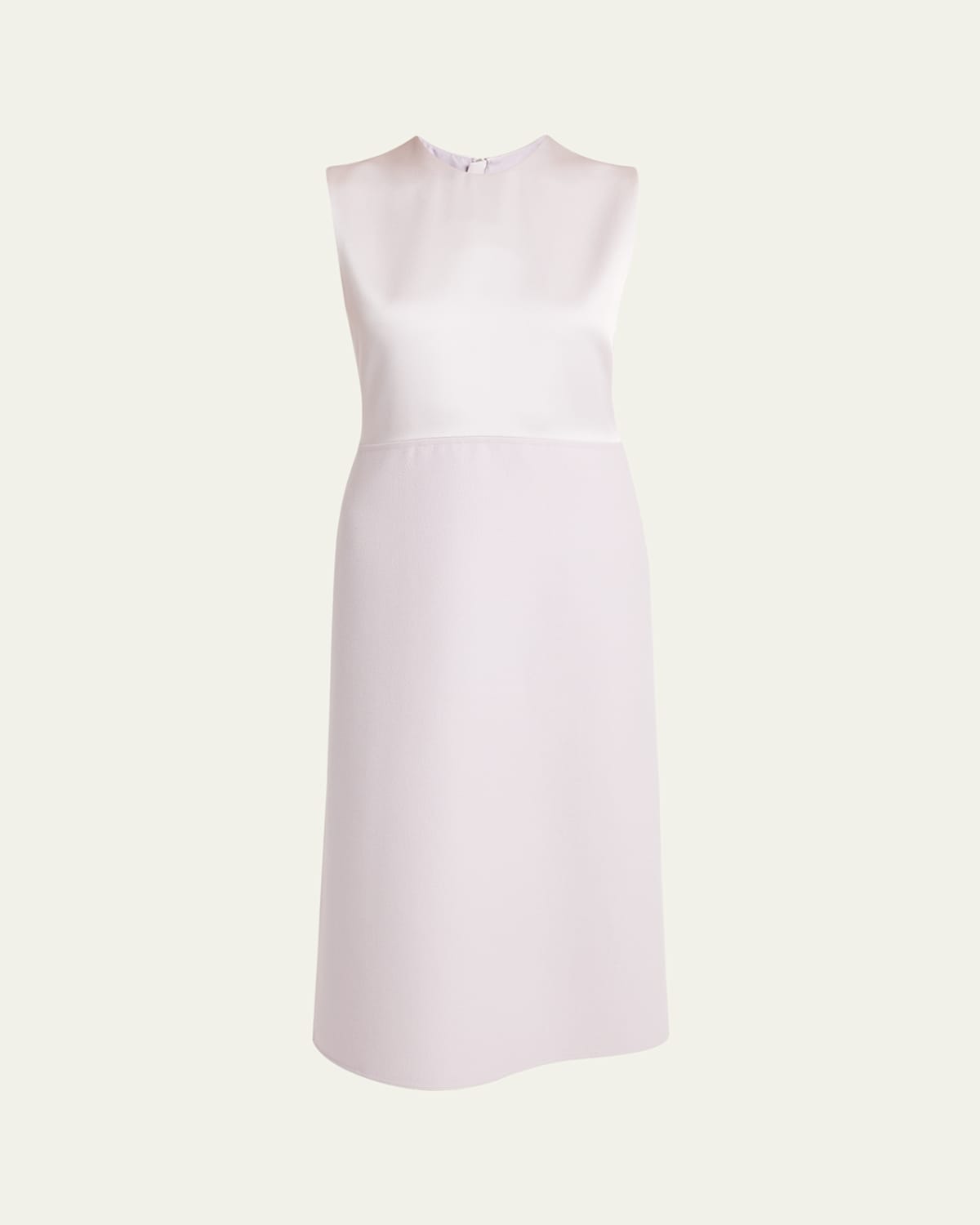 Jil Sander A-line Wool Midi Dress In Lilak Sky