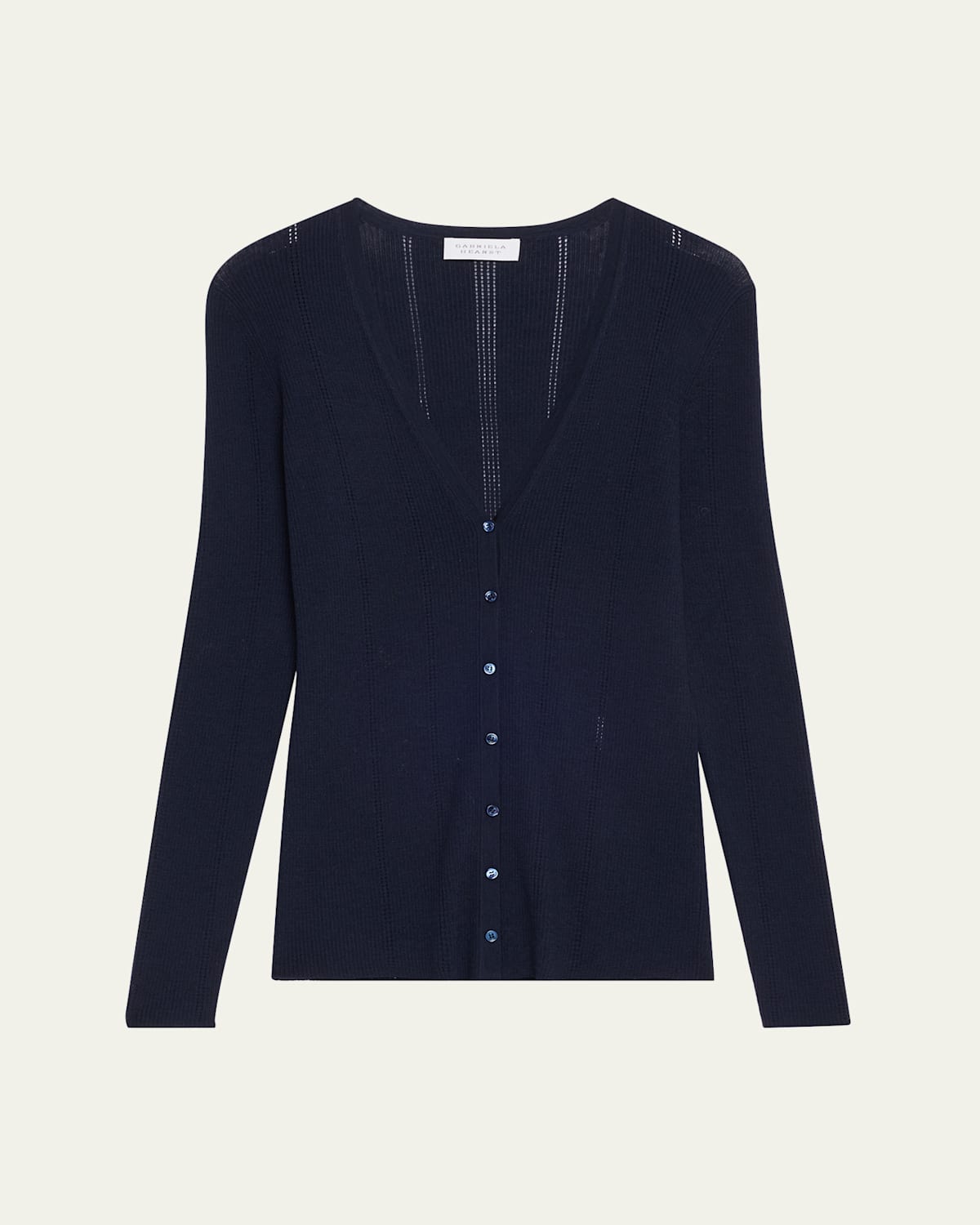 Gabriela Hearst Pullover Julian Aus Kaschmir Und Seide In Dark Navy