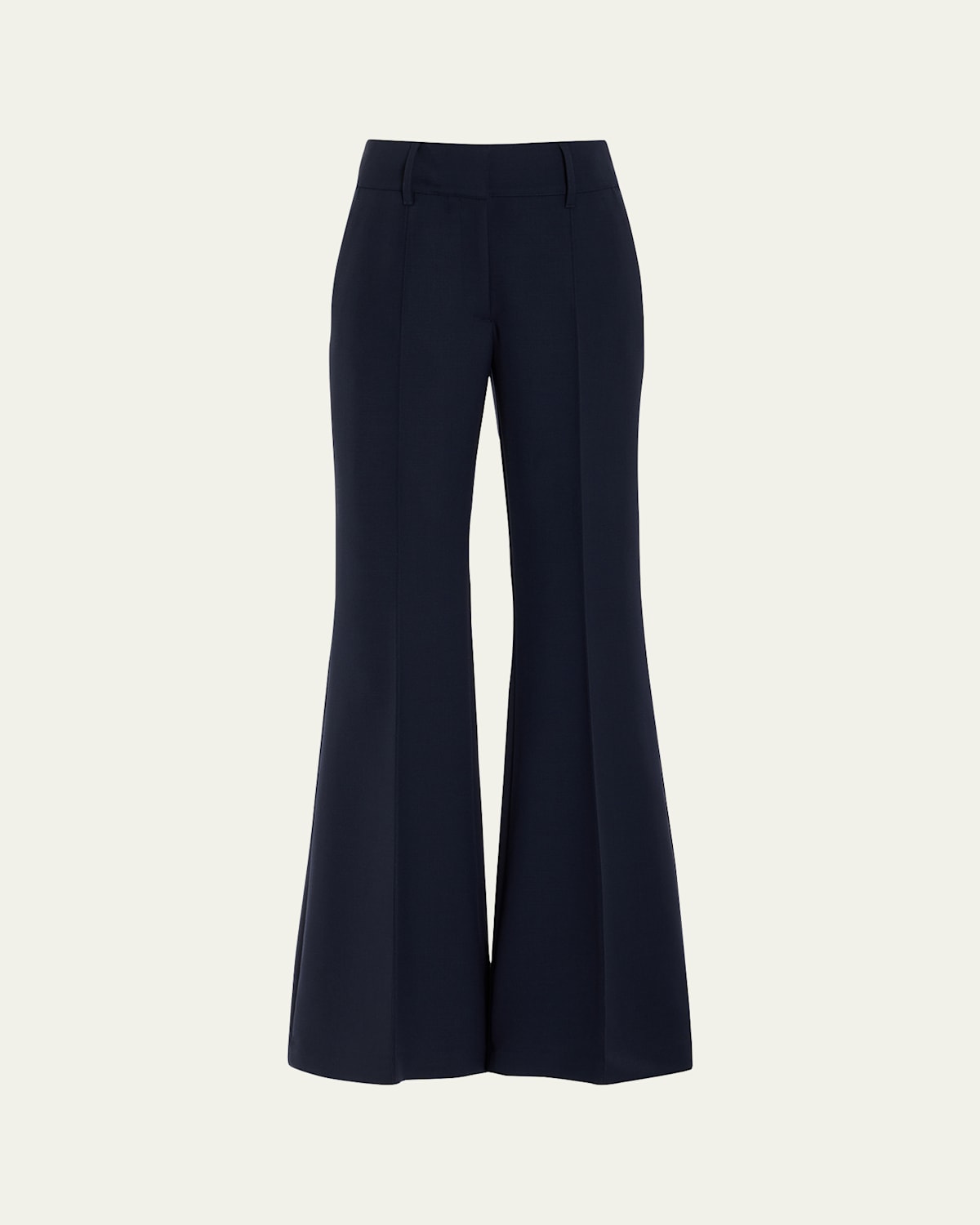 Gabriela Hearst Rhein Flared Wool Pants