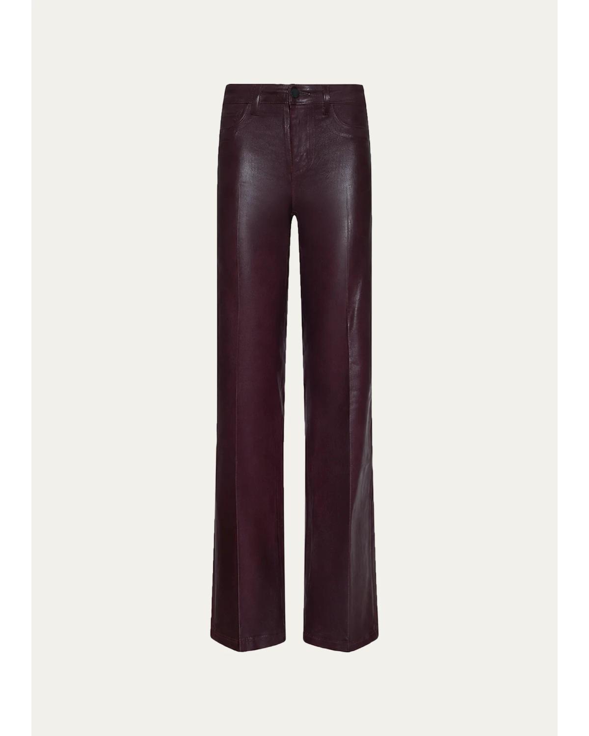 Clayton Coated Wide- Leg