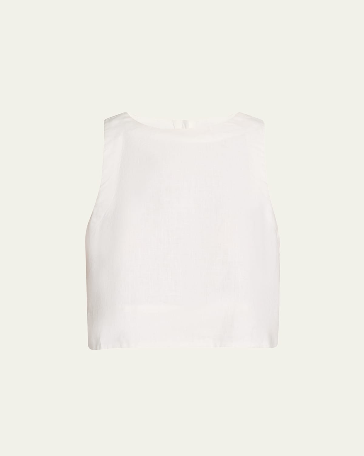 Poppy Linen Crop Top