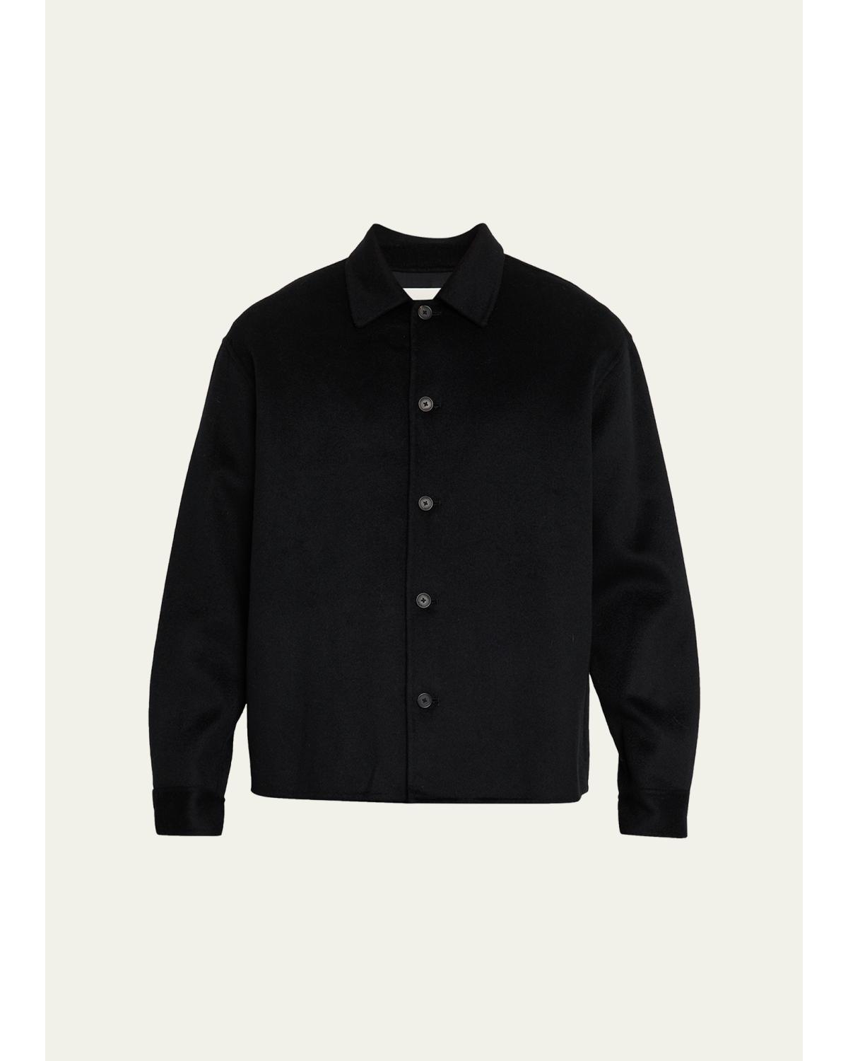 Men'S Double-Face Wool Overshirt