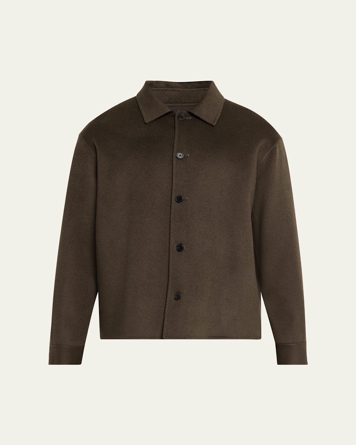 Men's Double-Face Wool Overshirt