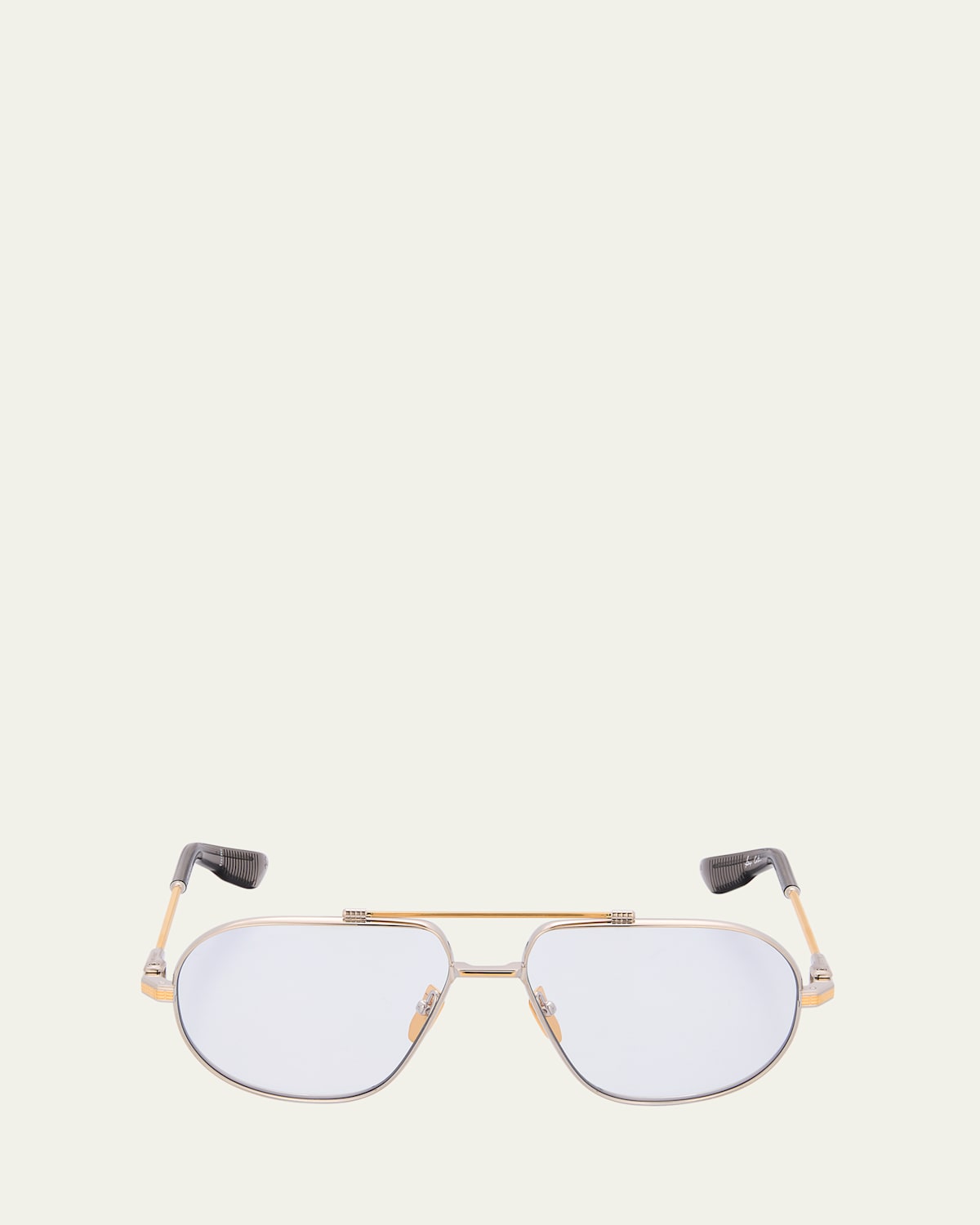 x George Cortina Men's Hollywood Titanium Aviator Sunglasses