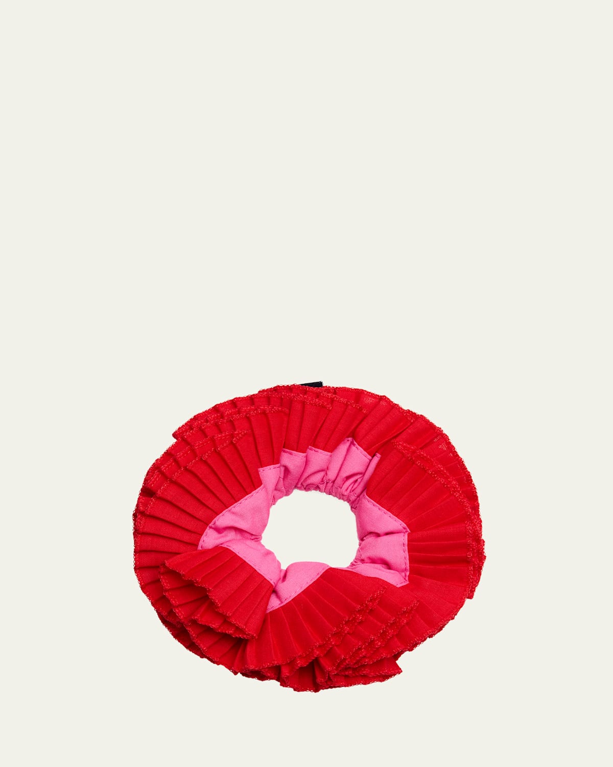 Cowboy Spaghetti Pleated Scrunchie