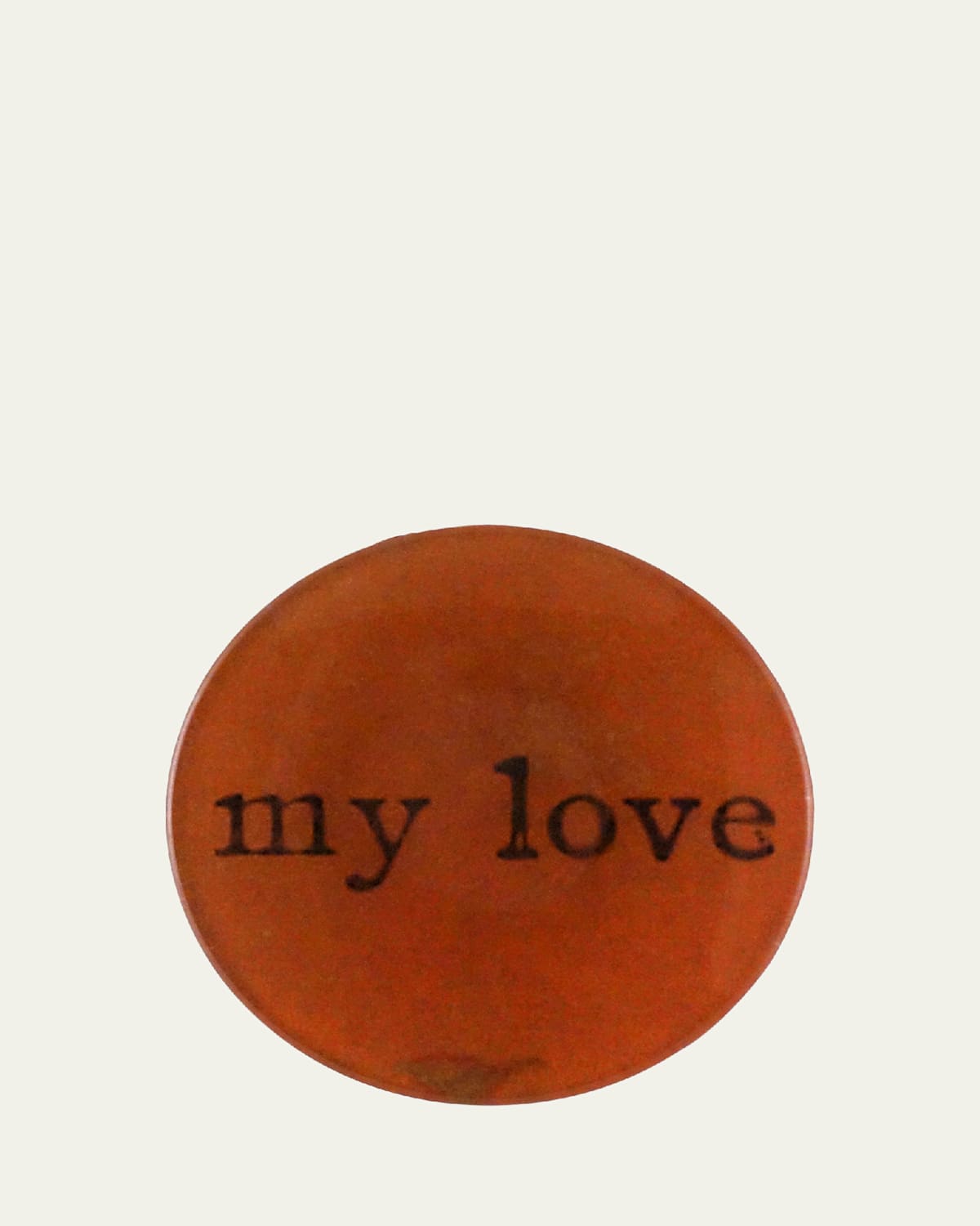 John Derian My Love Red Decorative Plate