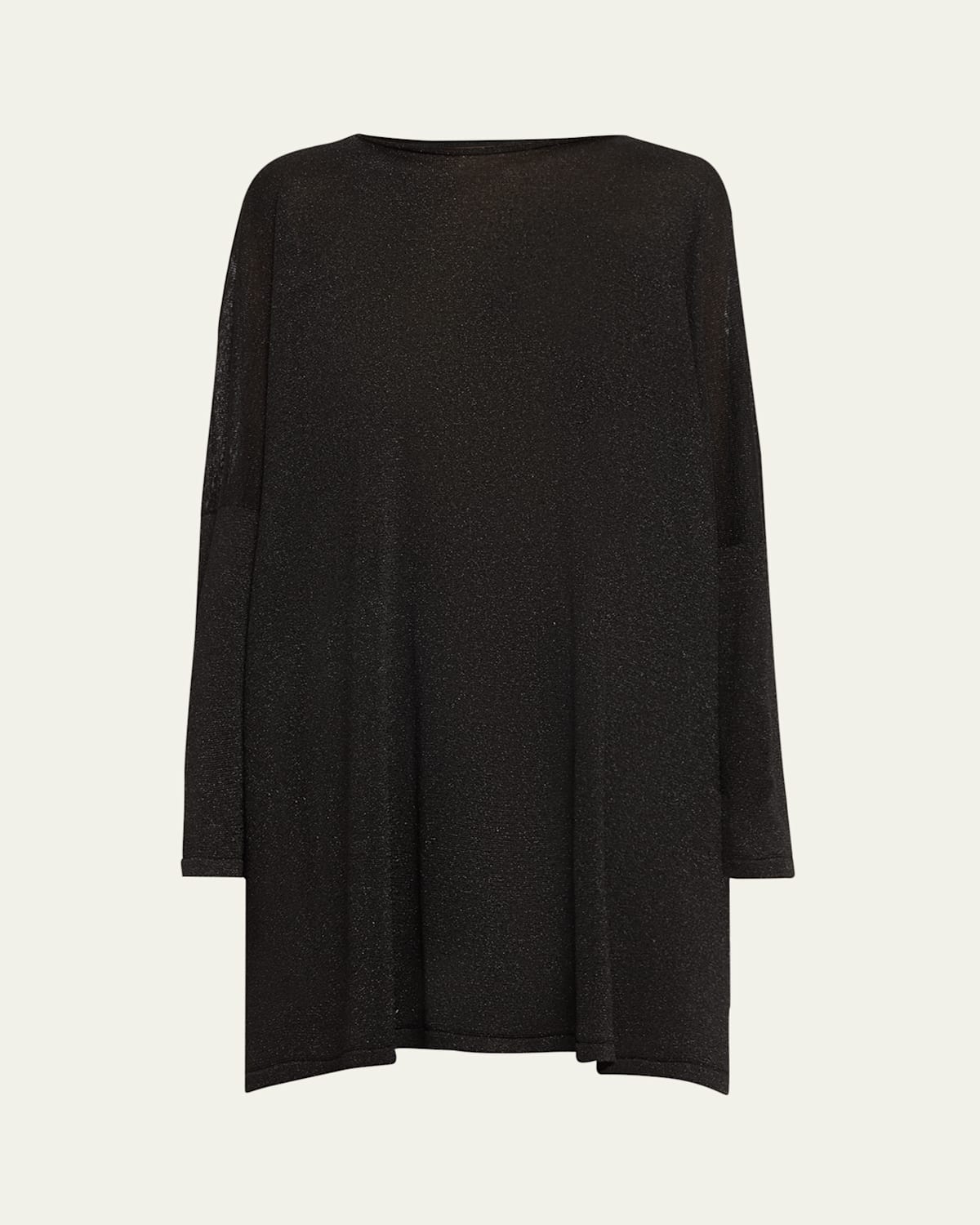 ESKANDAR SLIM SLEEVE SLASH NECK KAFTAN SWEATER (LONG PLUS LENGTH) 