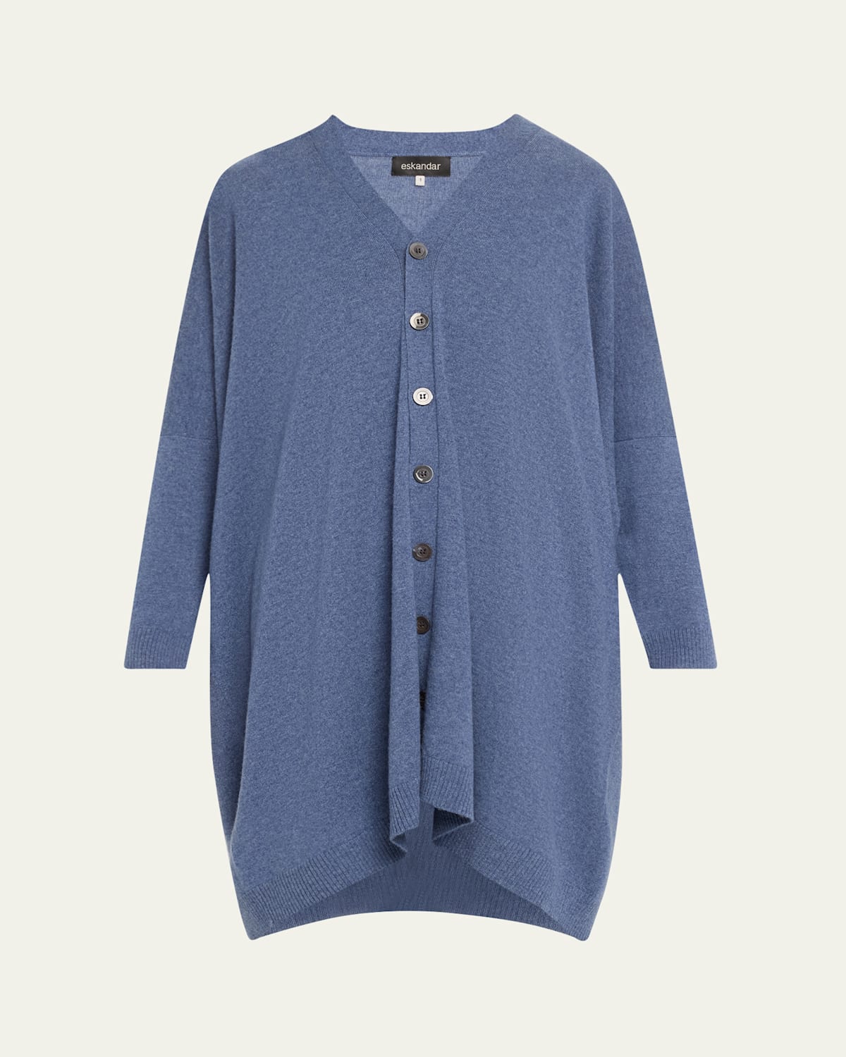 Extra Wide V-Neck Cardigan (Very Long Length)