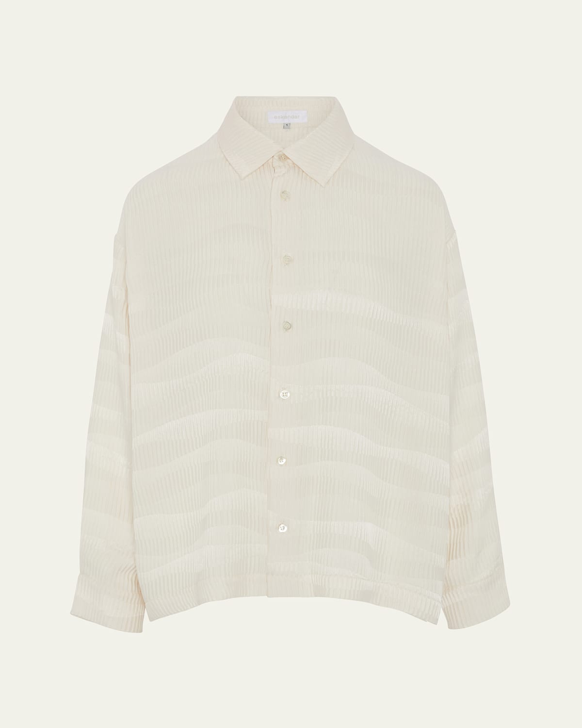 Slim Shirt With Collar (Regular Length)