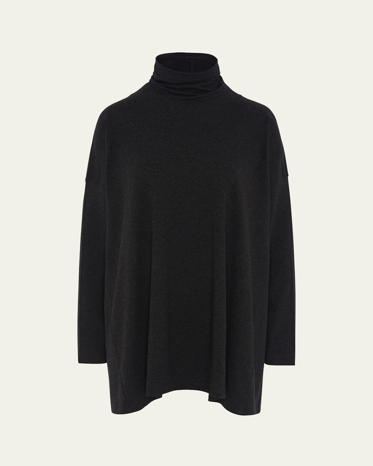 Side Paneled Scrunch-Neck Top (Long Length)