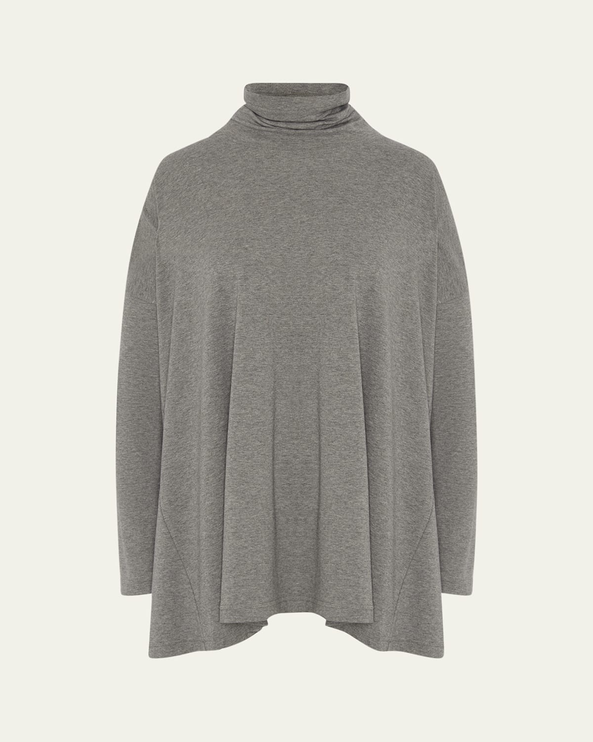 Side Paneled Scrunch-Neck Top (Long Length)