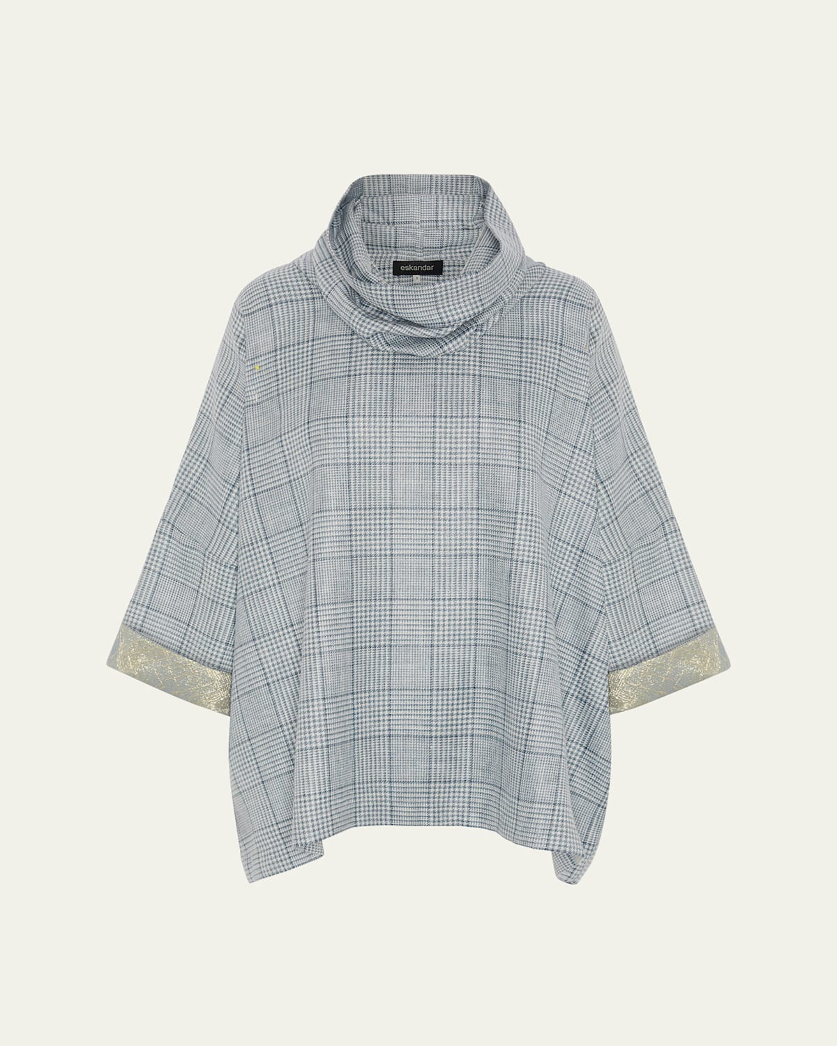 ESKANDAR SLOPED-SHOULDER MONKS TOP (LONG LENGTH) 
