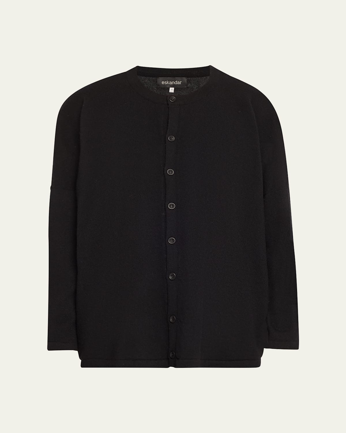 Slim-Sleeve Cashmere Cardigan (Mid Plus Length)