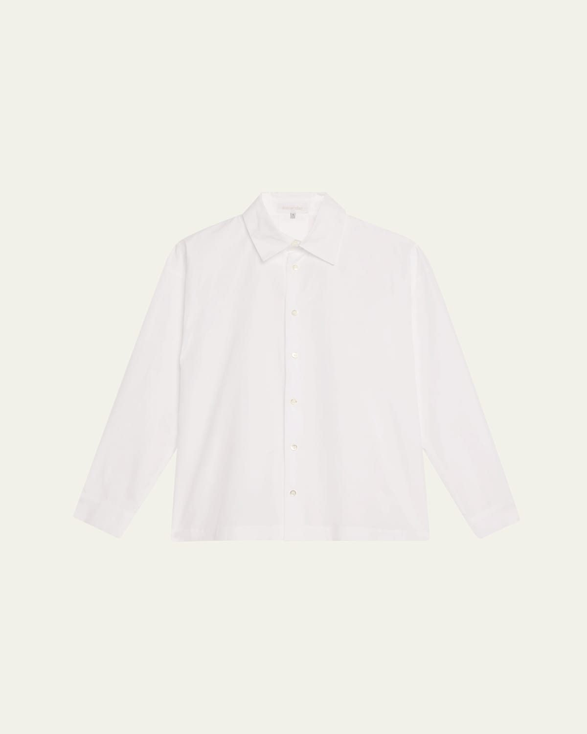 Slim Shirt with Collar (Regular Length)