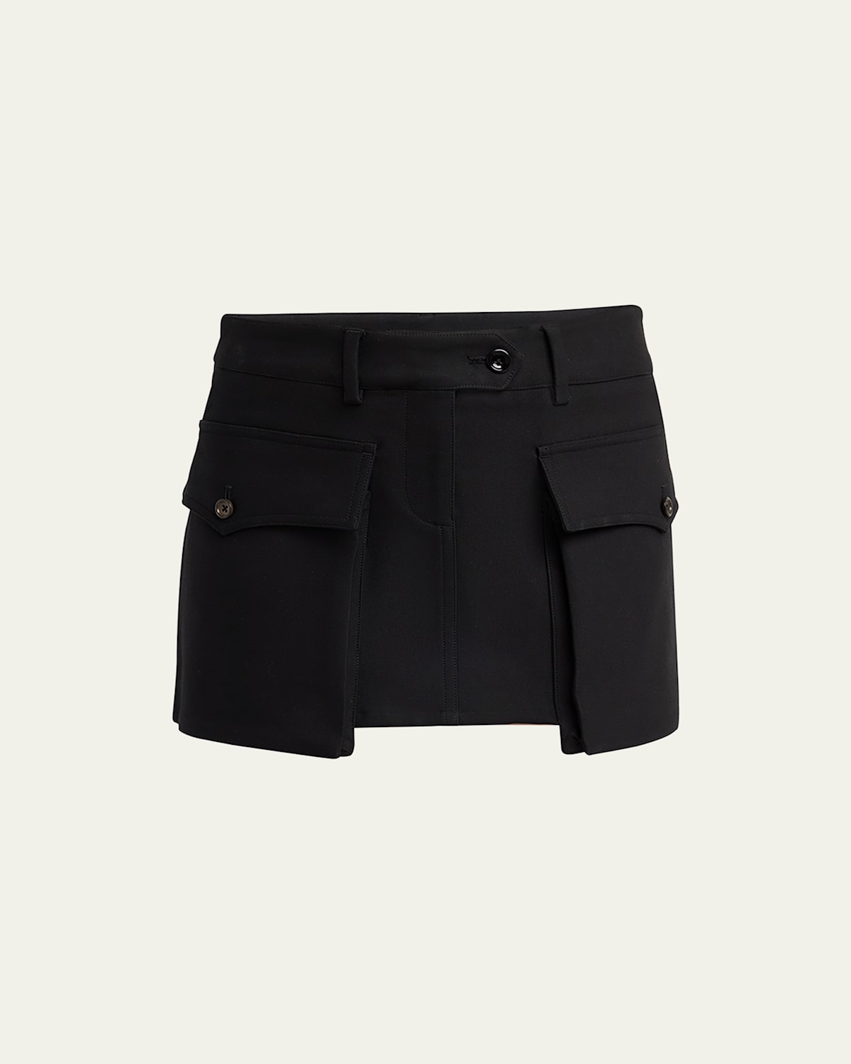 Tom Ford Cargo Pocket Mini Skirt In Black