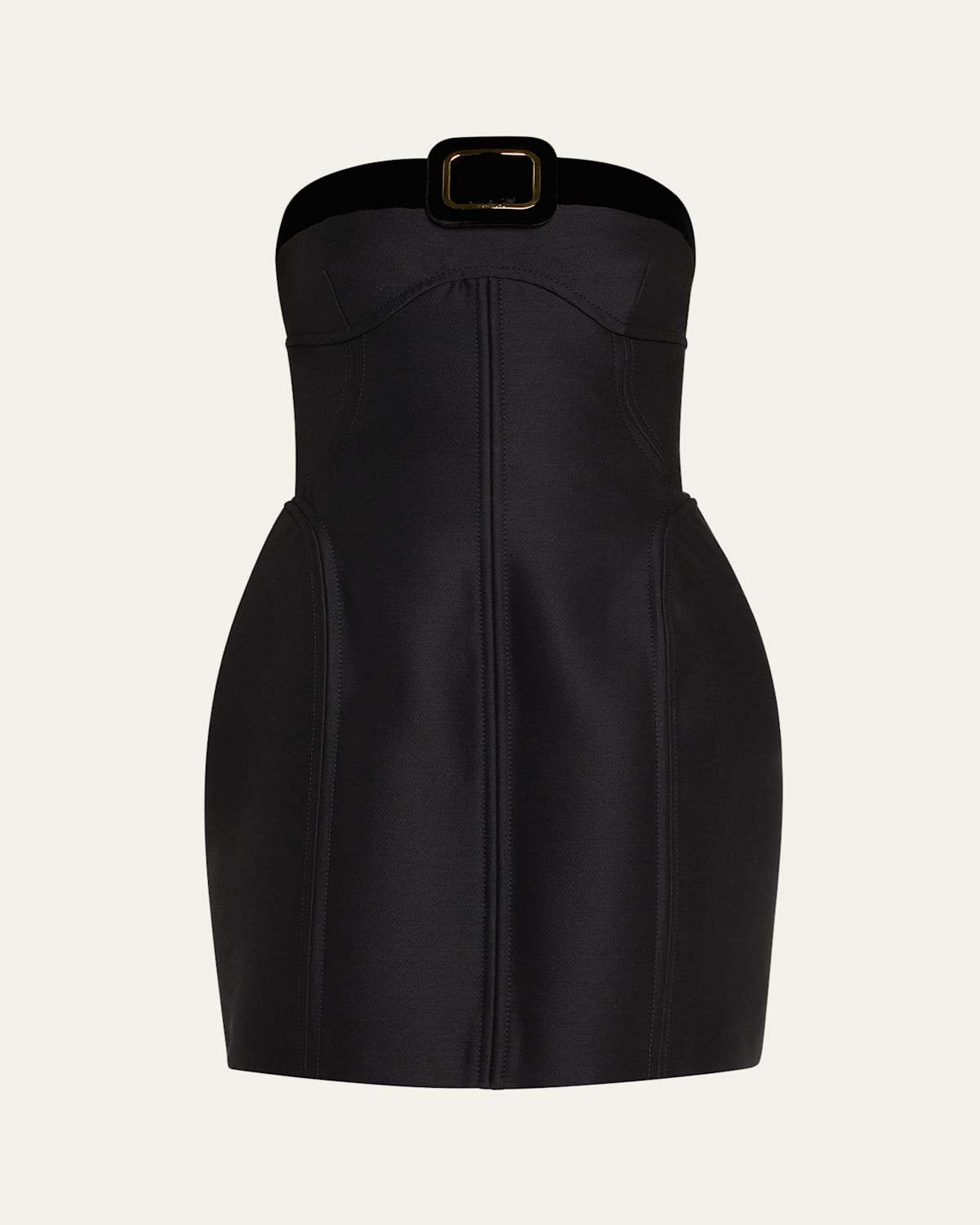 Strapless Sculpted Mini Dress