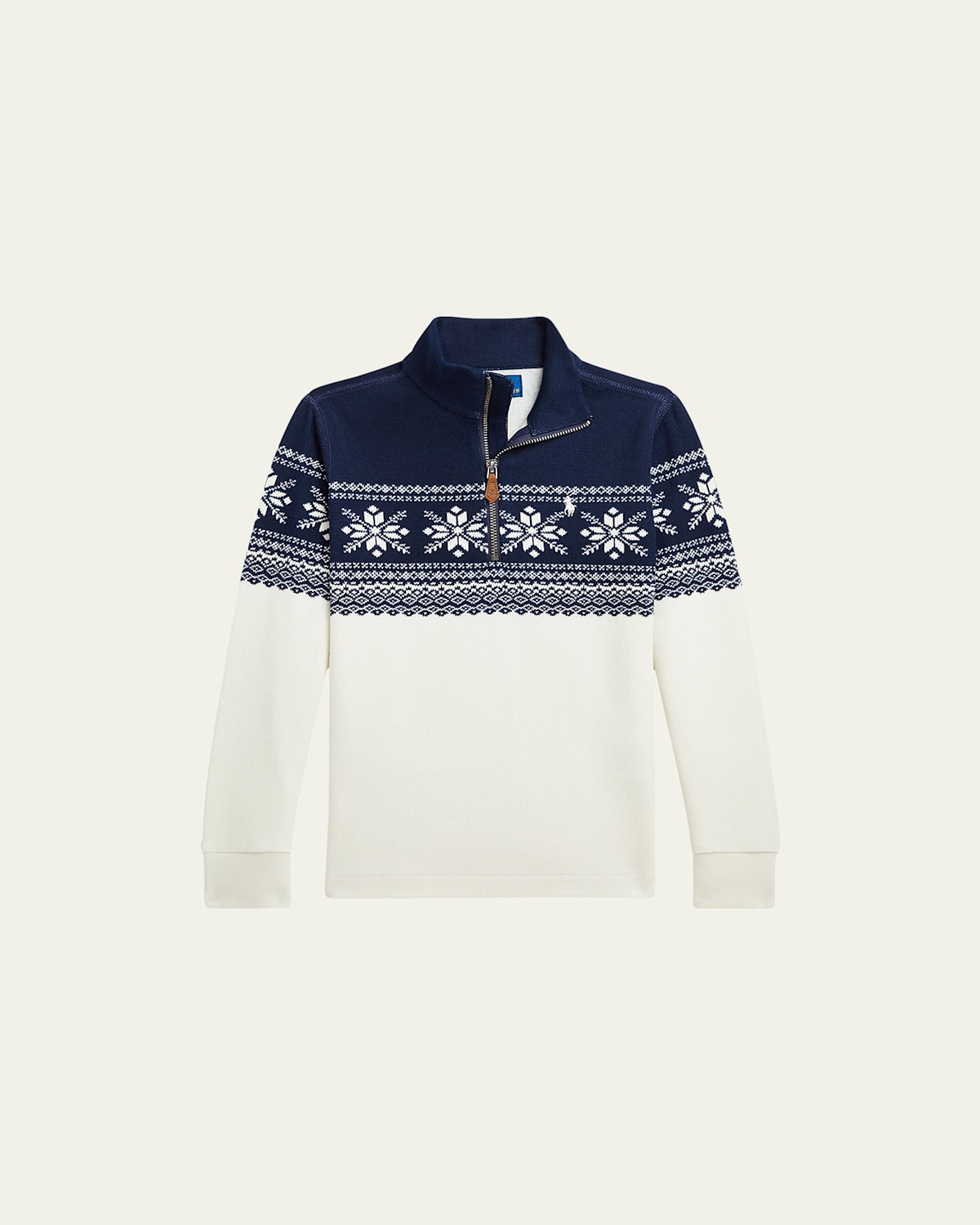 Boy's Estate Snowflake Sweater, Size 2-7