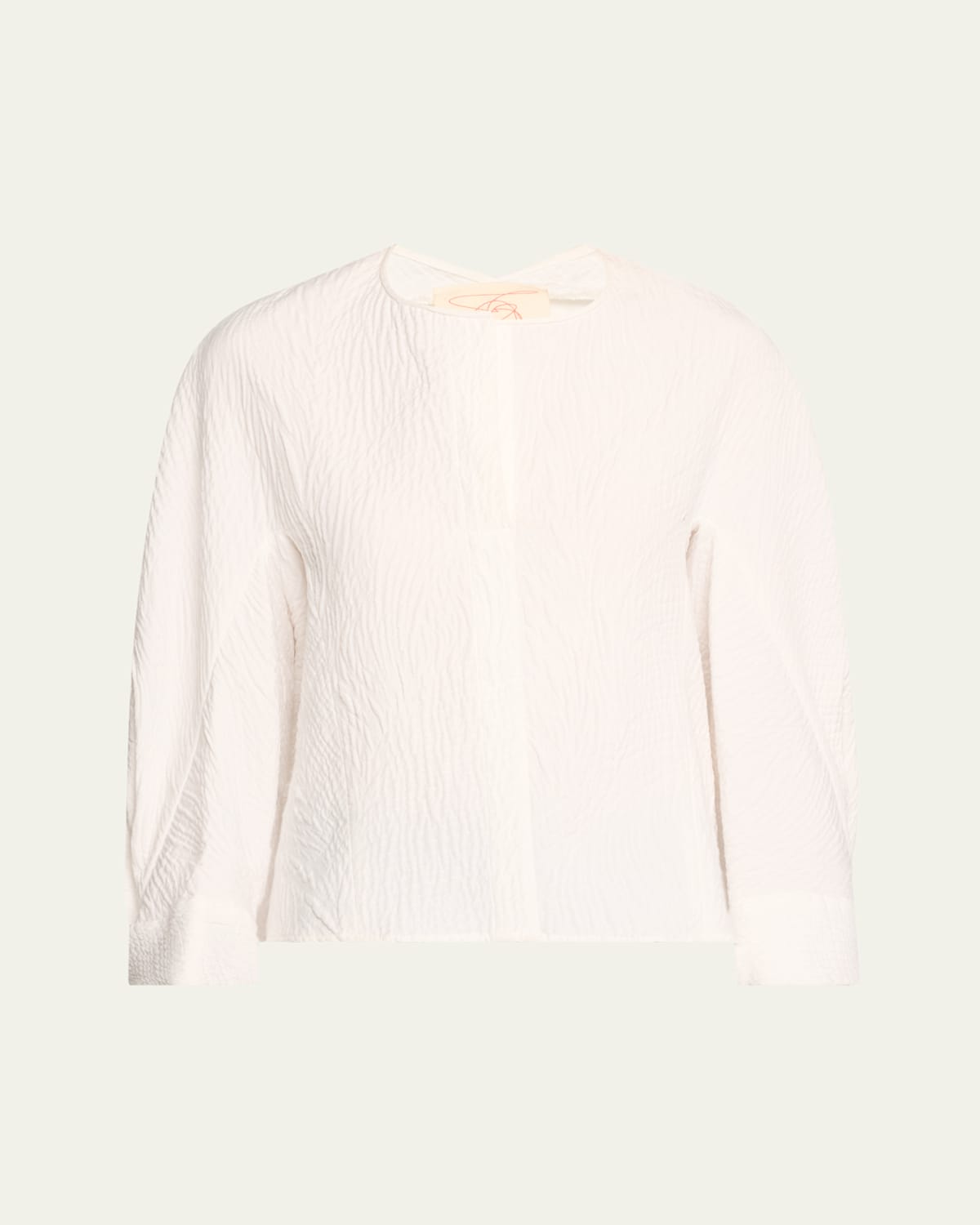 Akeo Textured Cotton Blouse