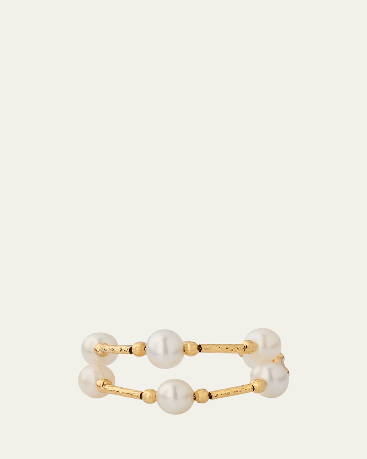 18K Marina Multi Pearl Prism Ring