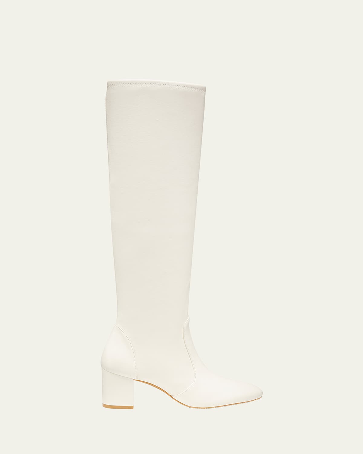 Stuart Weitzman Yuliana 60 Tall Slouch Boots In Cream