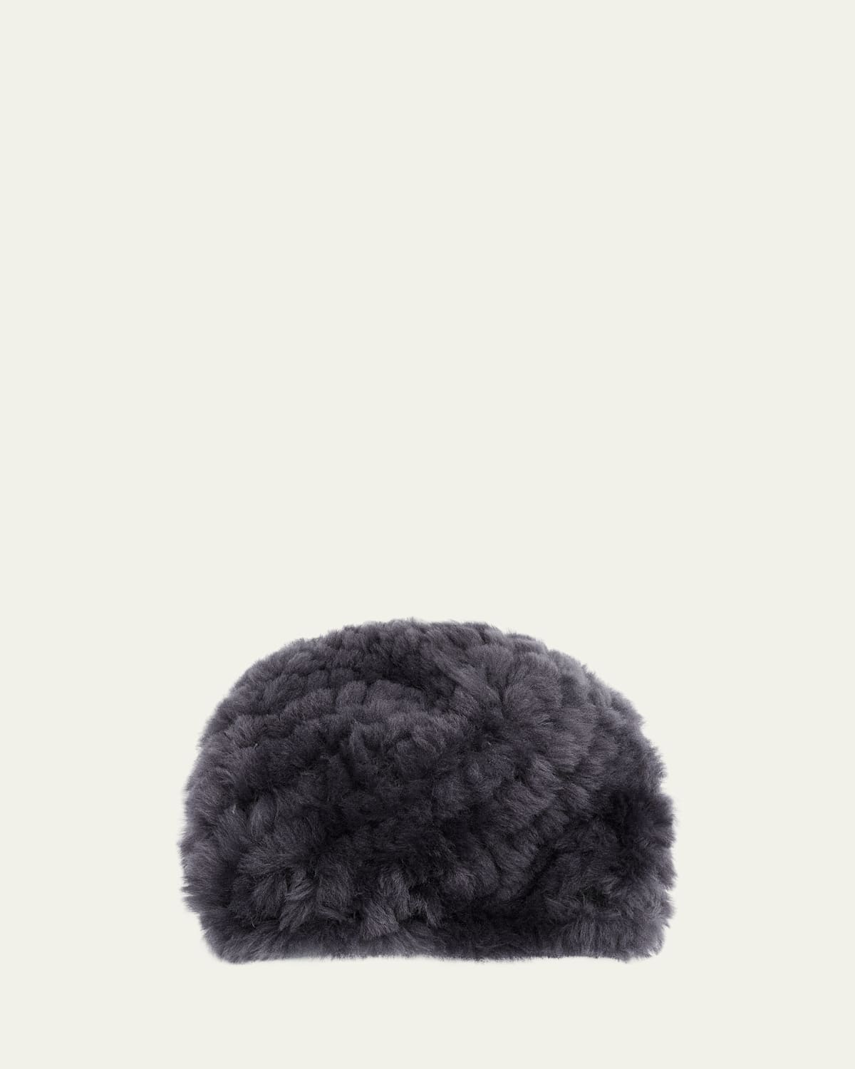 POLOGEORGIS DYED SHEARLING SKULLY HAT 